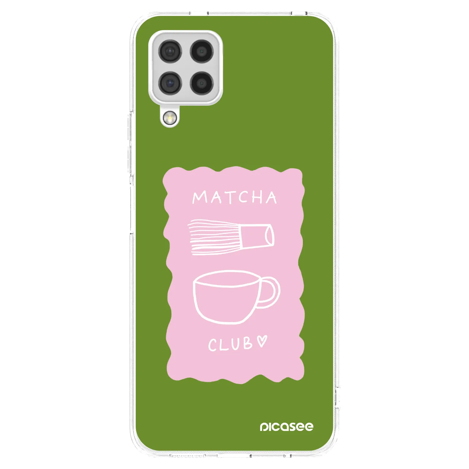 Picasee átlátszó szilikon tok az alábbi mobiltelefonokra Samsung Galaxy A22 A225F 4G - Matcha club