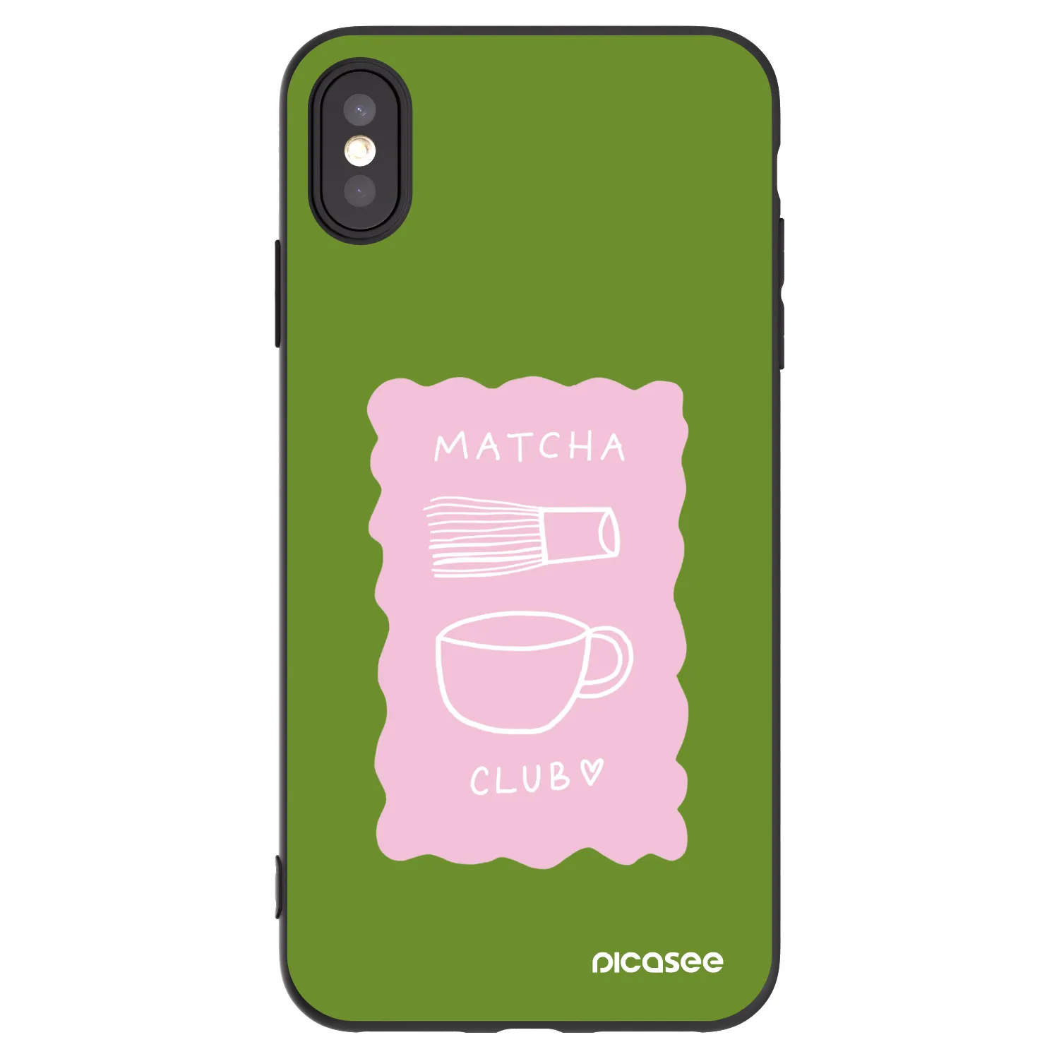 Picasee fekete szilikon tok az alábbi mobiltelefonokra Apple iPhone XS Max - Matcha club