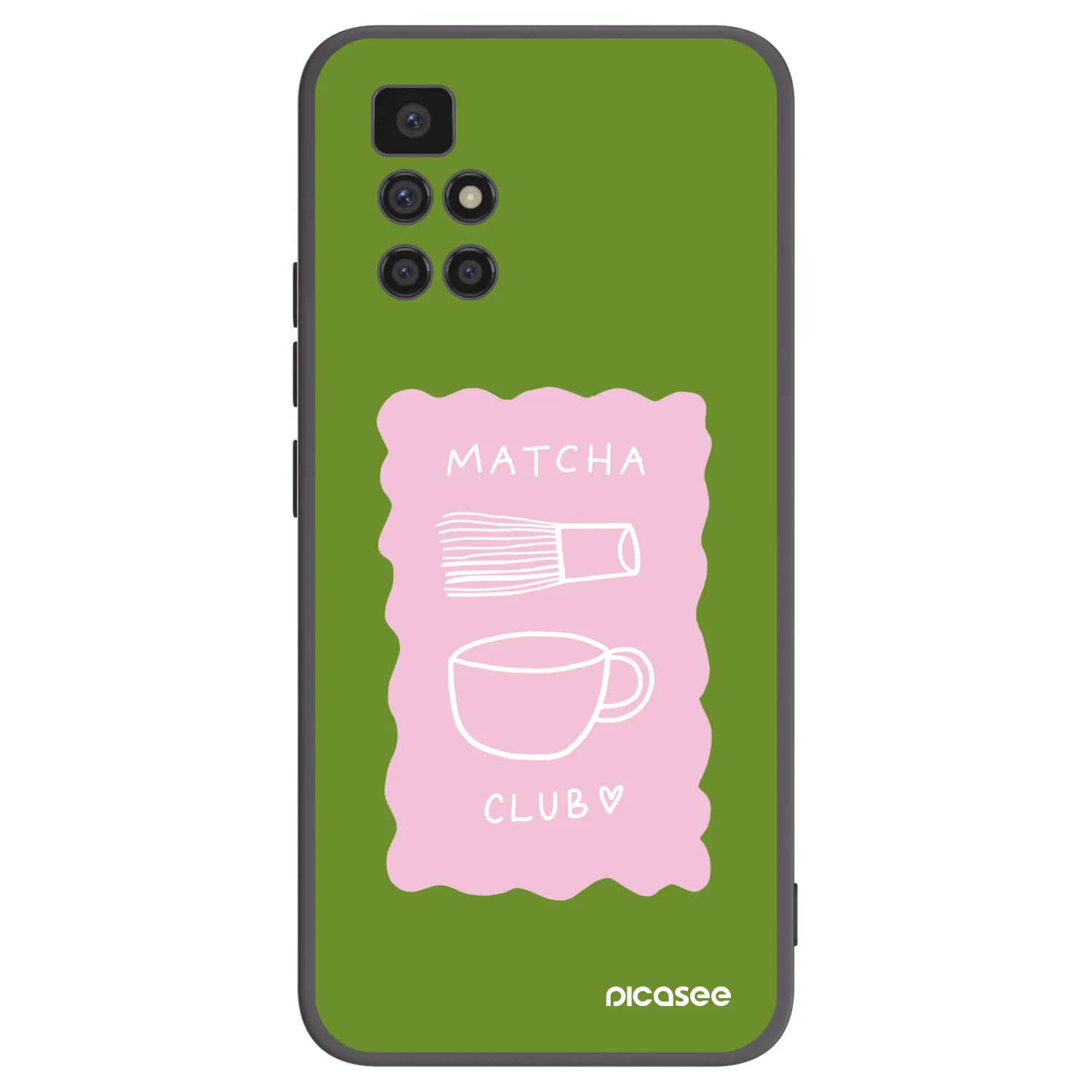 Picasee fekete szilikon tok az alábbi mobiltelefonokra Xiaomi Redmi 10 - Matcha club