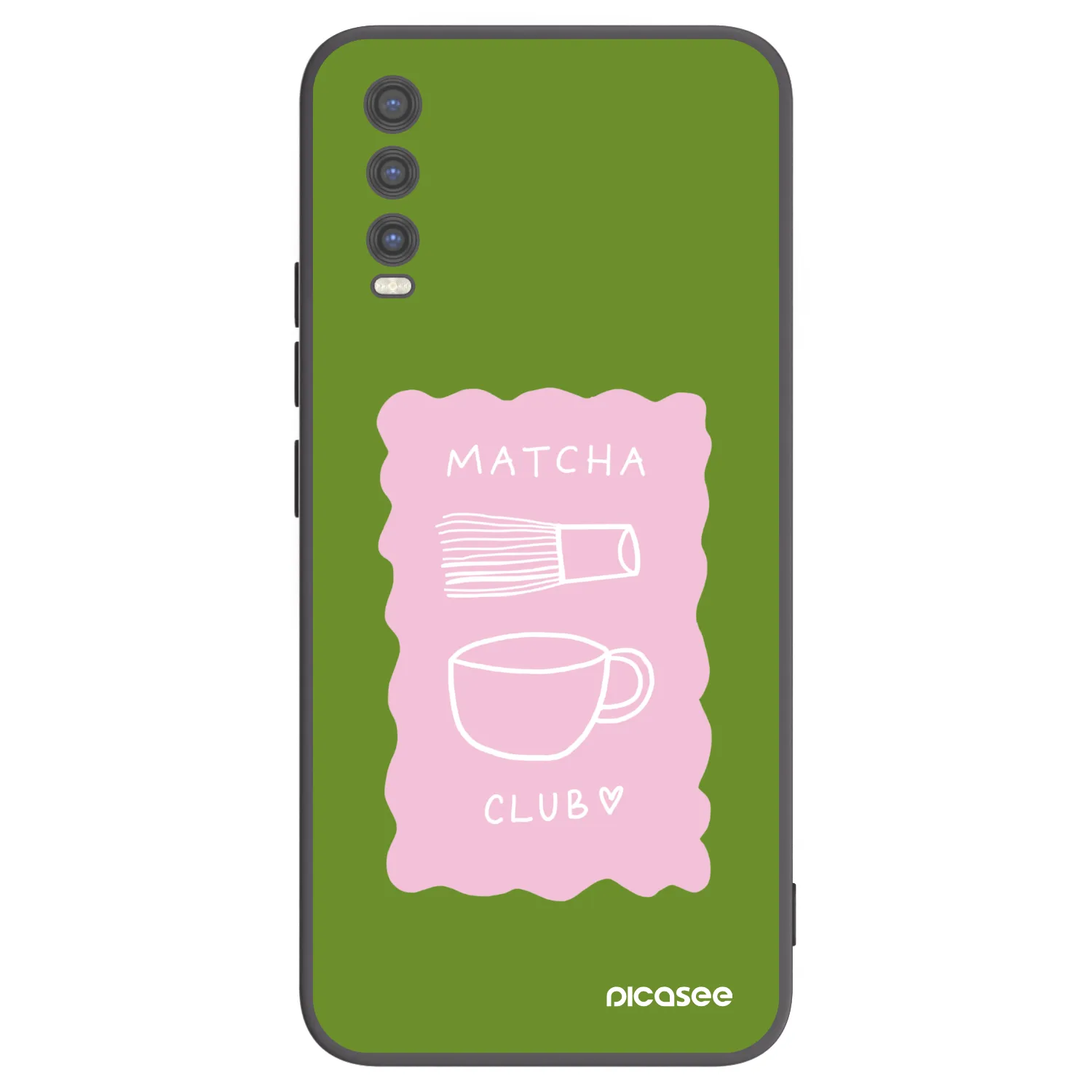 Picasee fekete szilikon tok az alábbi mobiltelefonokra Vivo Y20s - Matcha club