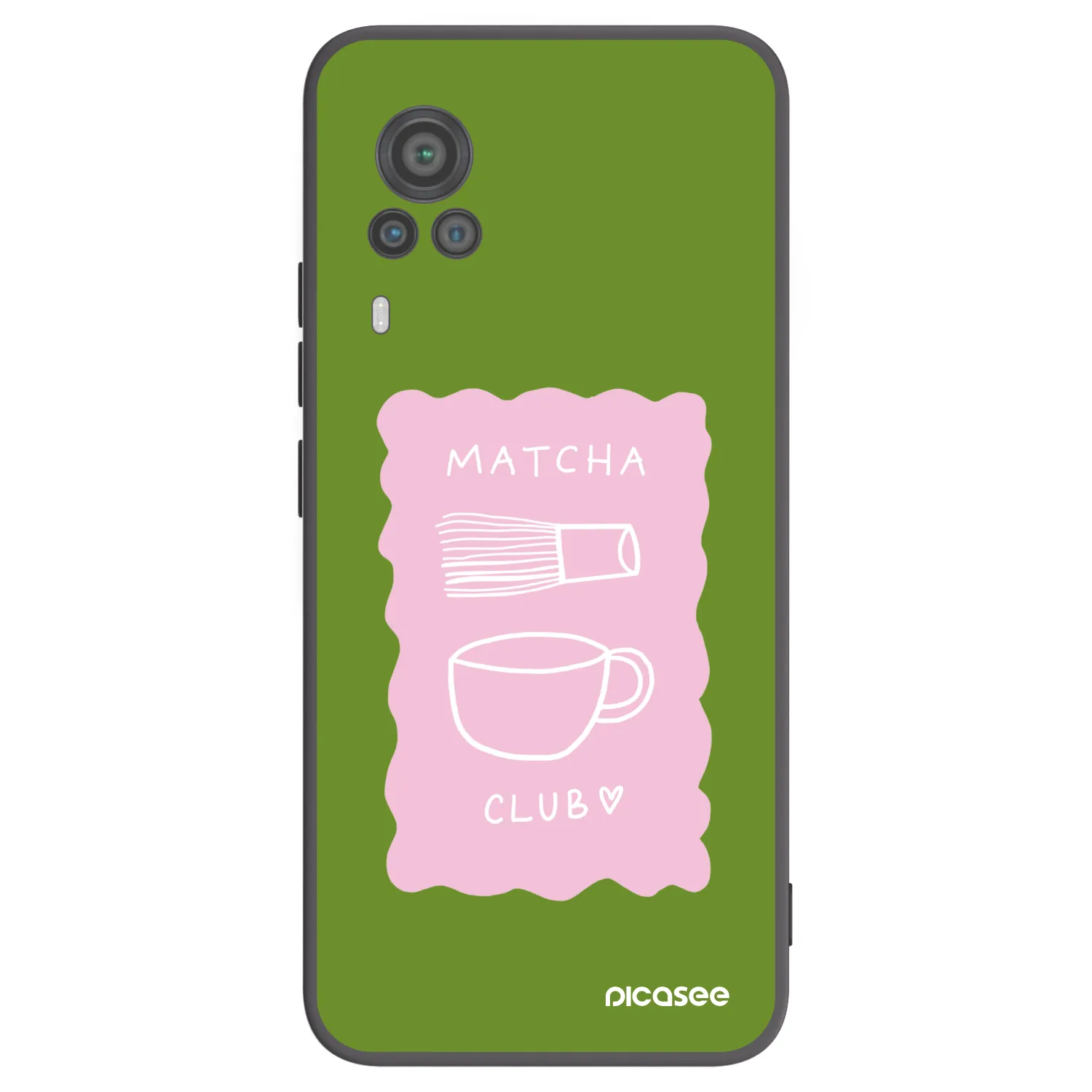 Picasee fekete szilikon tok az alábbi mobiltelefonokra Vivo X60 Pro 5G - Matcha club