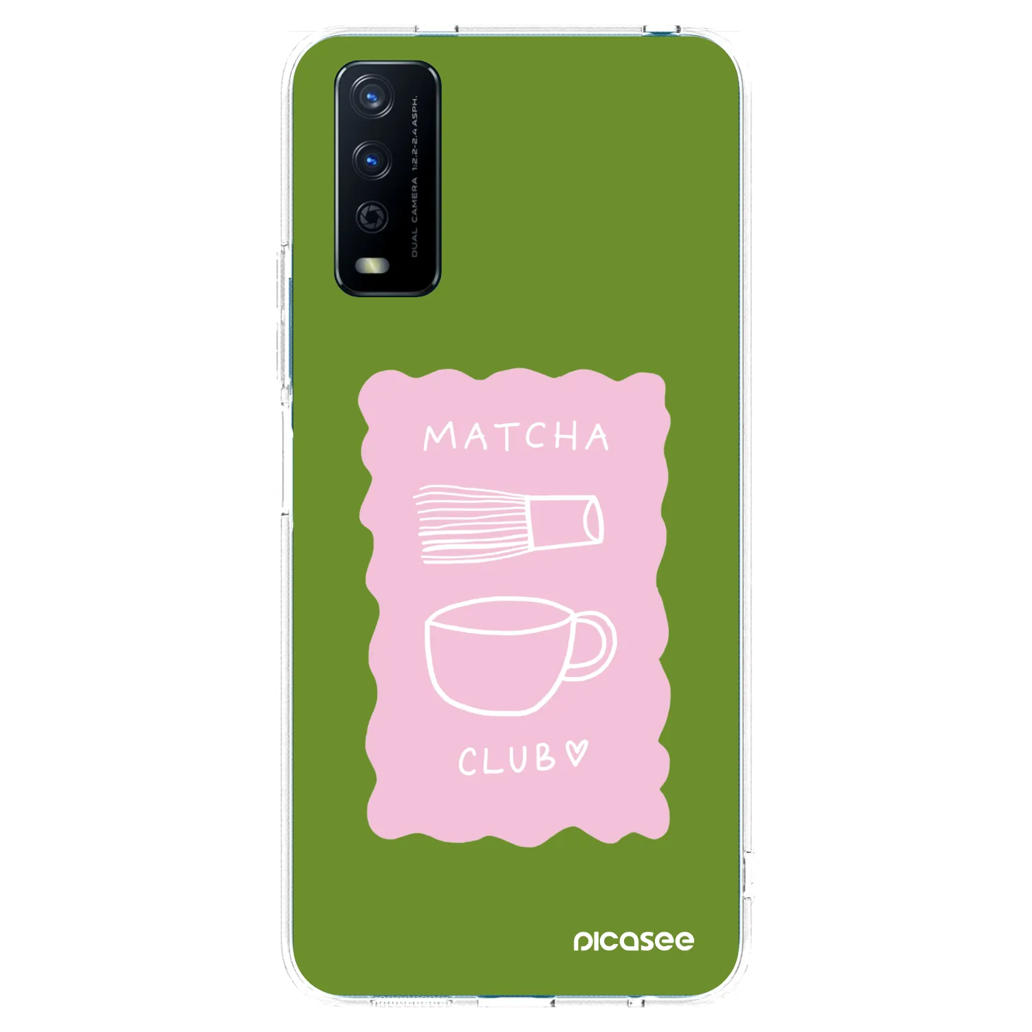 Picasee átlátszó szilikon tok az alábbi mobiltelefonokra Vivo Y11s - Matcha club