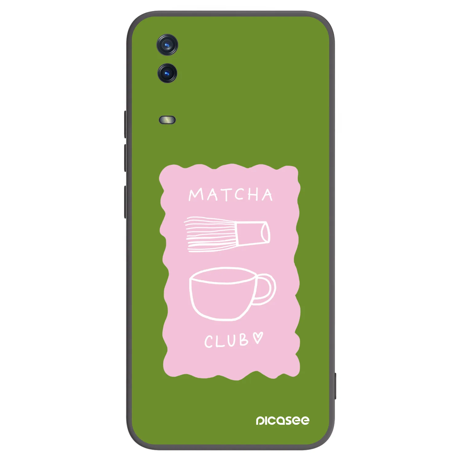 Picasee fekete szilikon tok az alábbi mobiltelefonokra Vivo Y11s - Matcha club