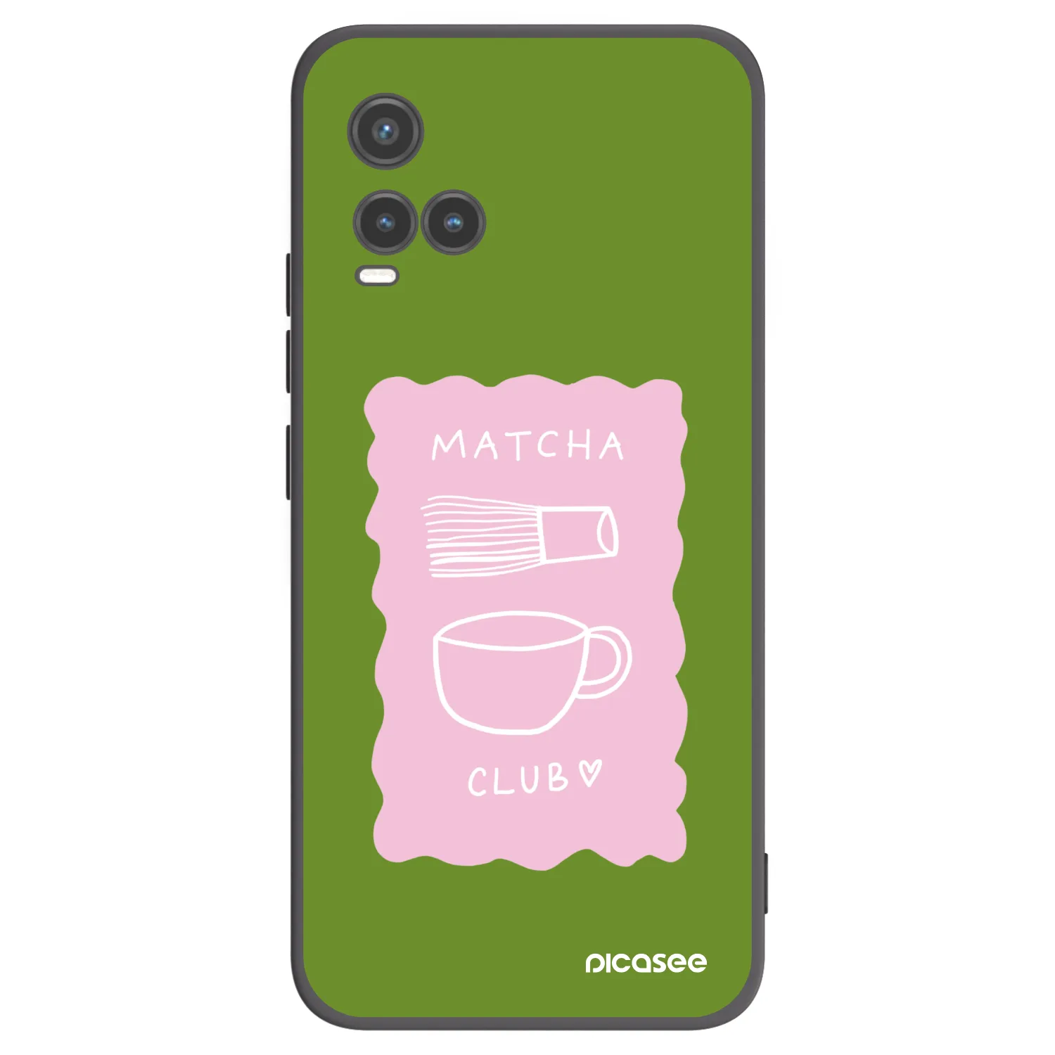 Picasee fekete szilikon tok az alábbi mobiltelefonokra Vivo Y33s - Matcha club