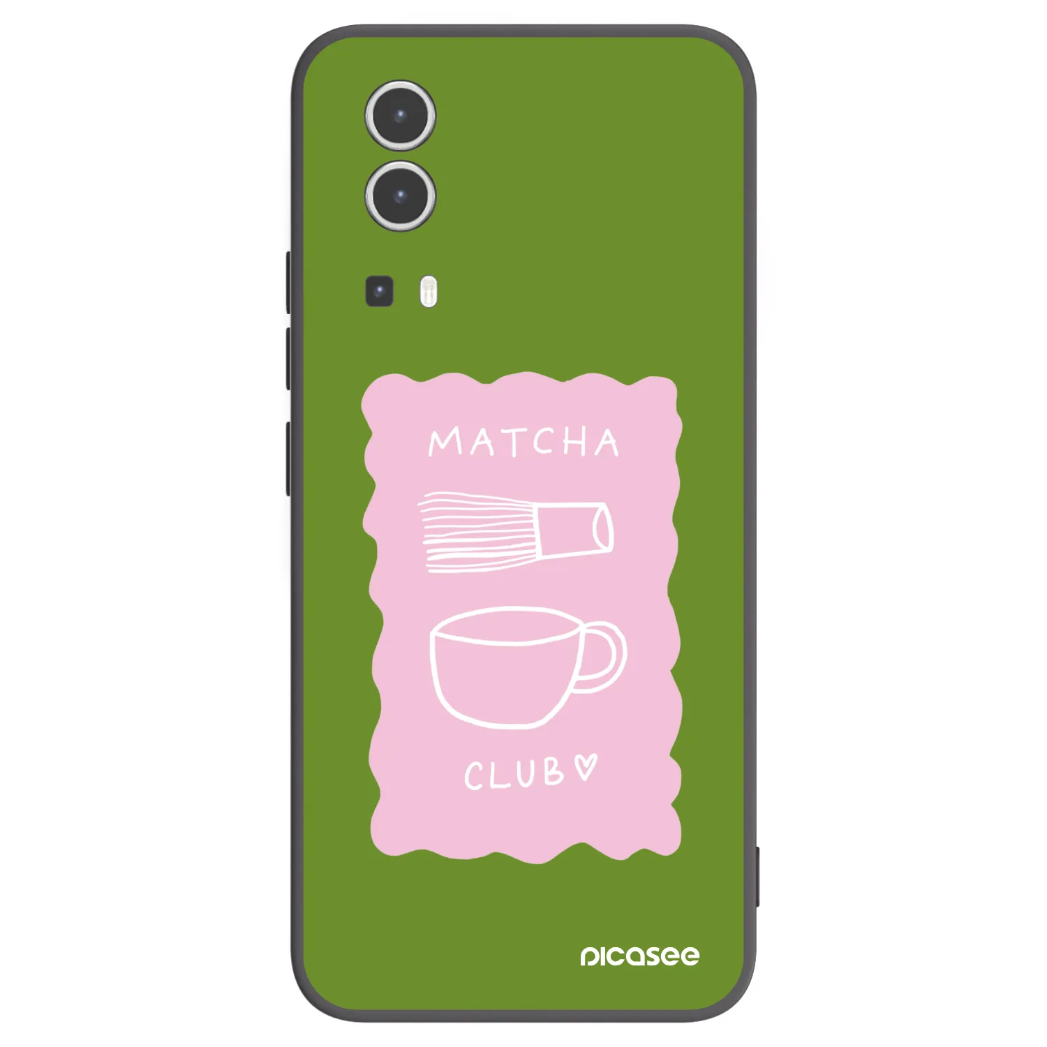 Picasee fekete szilikon tok az alábbi mobiltelefonokra Vivo Y72 5G - Matcha club