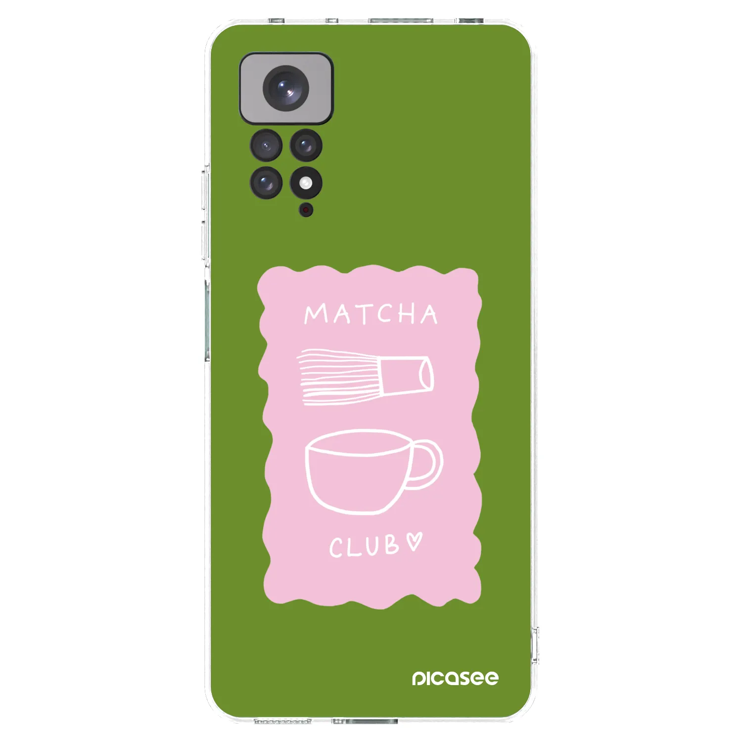 Picasee átlátszó szilikon tok az alábbi mobiltelefonokra Xiaomi Redmi Note 11 - Matcha club