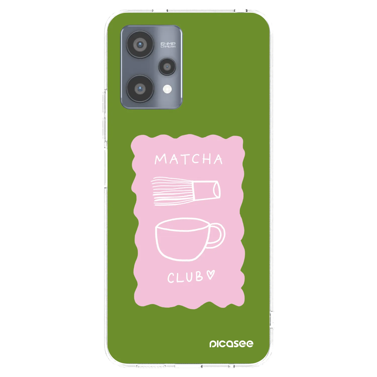 Picasee átlátszó szilikon tok az alábbi mobiltelefonokra Realme 9 Pro 5G - Matcha club