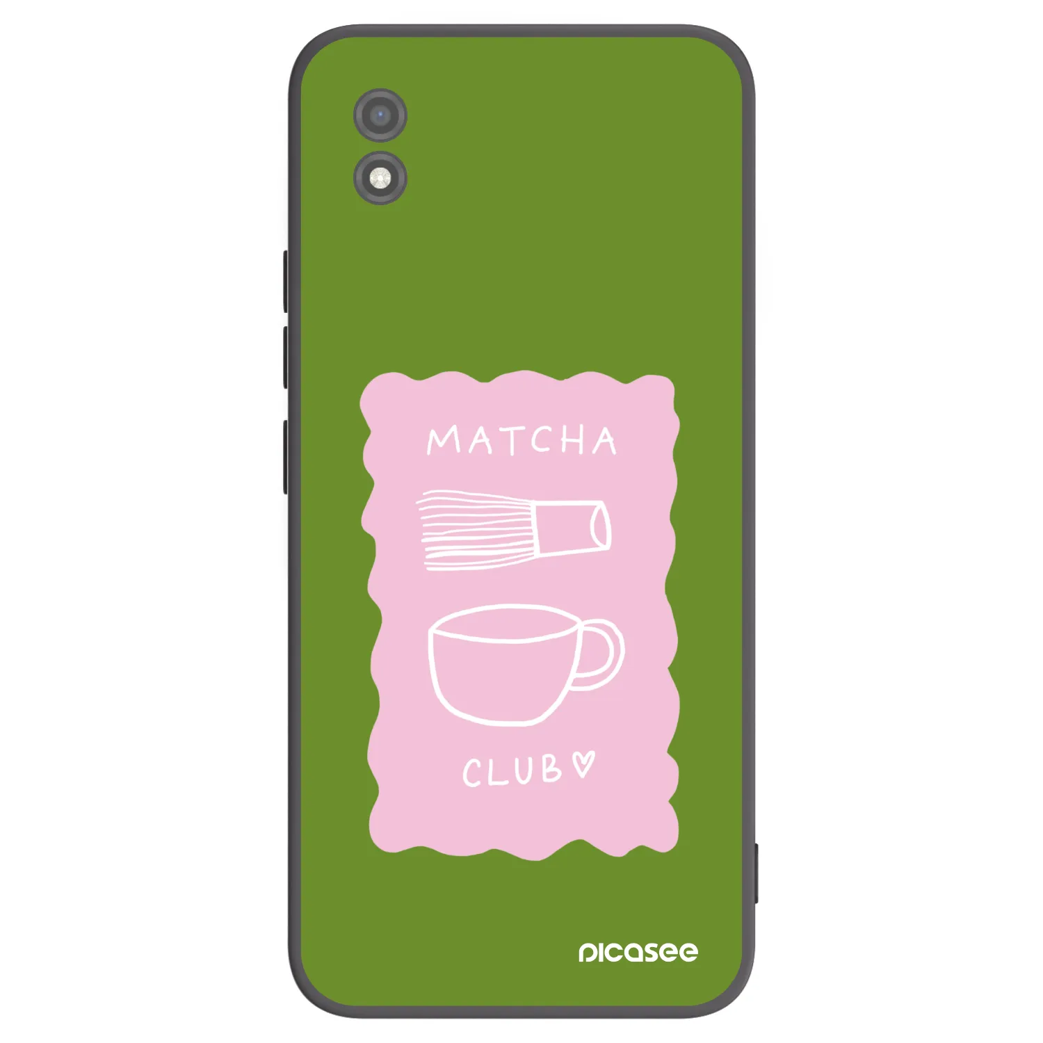 Picasee fekete szilikon tok az alábbi mobiltelefonokra Realme C11 (2021) - Matcha club
