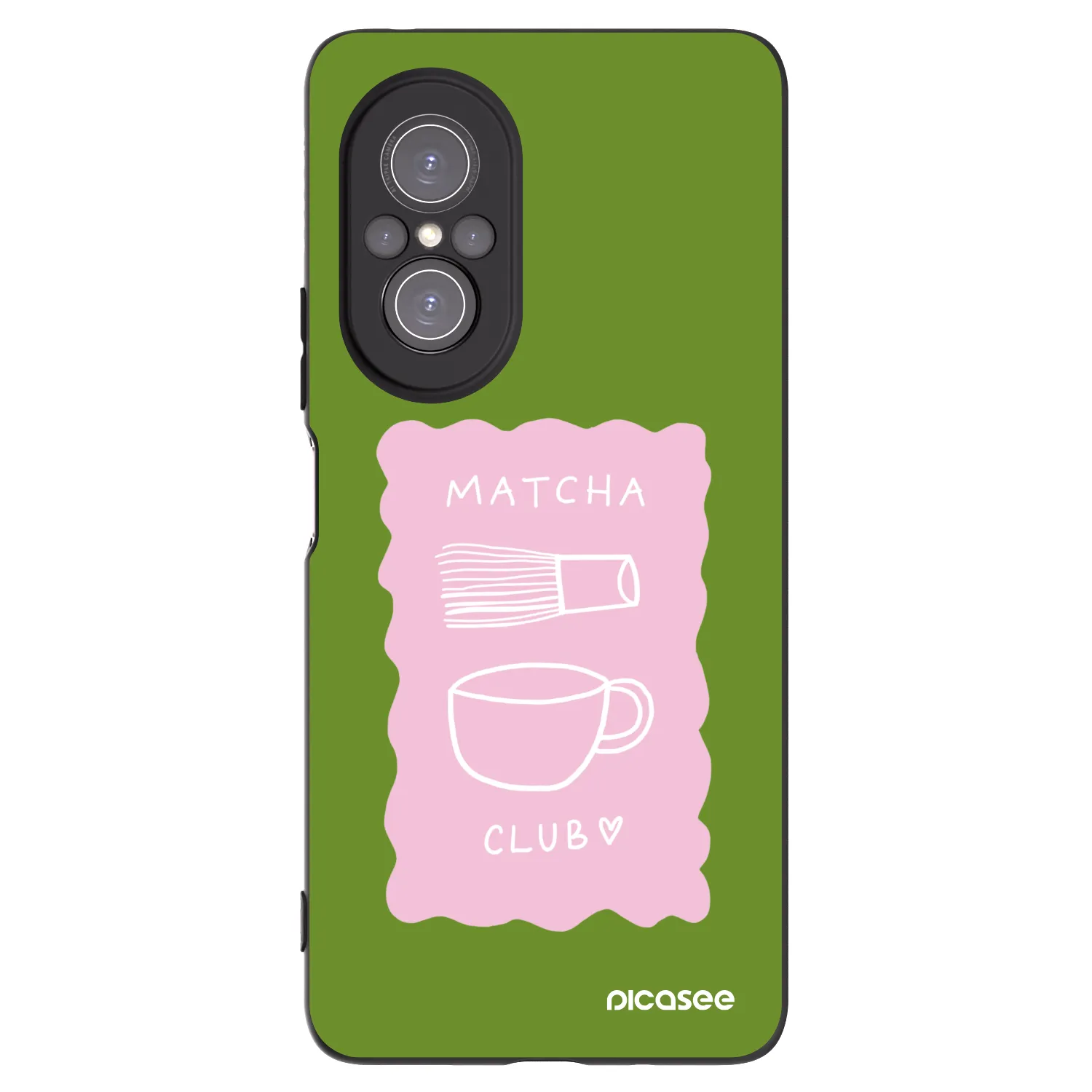 Picasee fekete szilikon tok az alábbi mobiltelefonokra Huawei Nova 9 SE - Matcha club