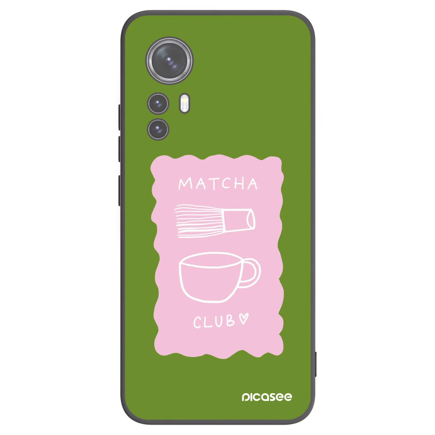 Picasee fekete szilikon tok az alábbi mobiltelefonokra Xiaomi 12 - Matcha club