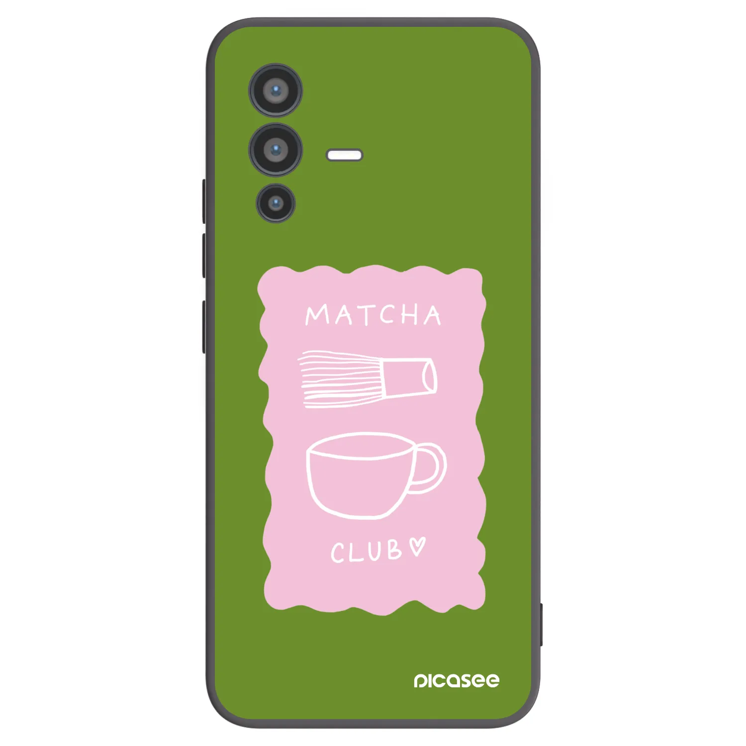 Picasee fekete szilikon tok az alábbi mobiltelefonokra Vivo V23 5G - Matcha club