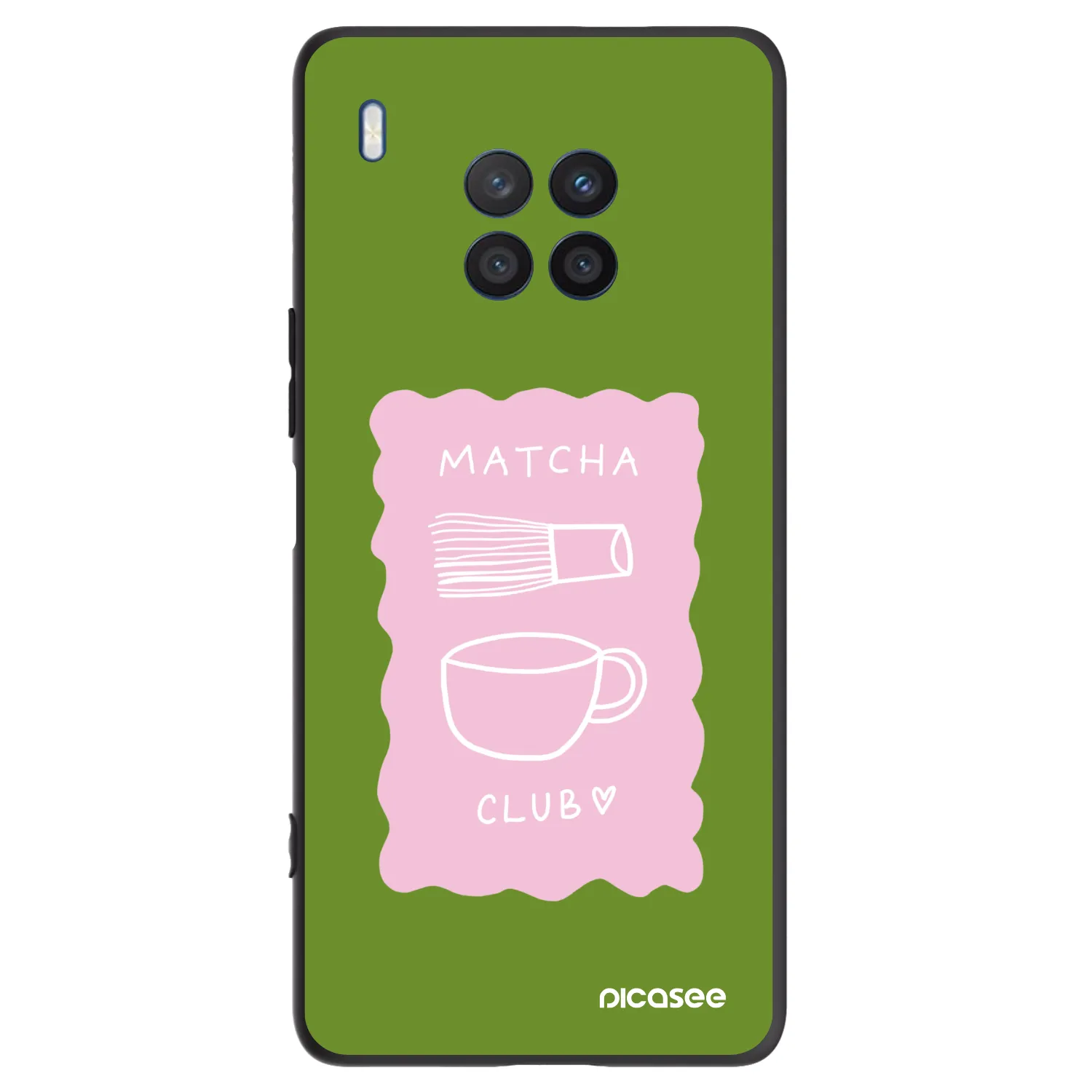 Picasee fekete szilikon tok az alábbi mobiltelefonokra Honor 50 Lite - Matcha club