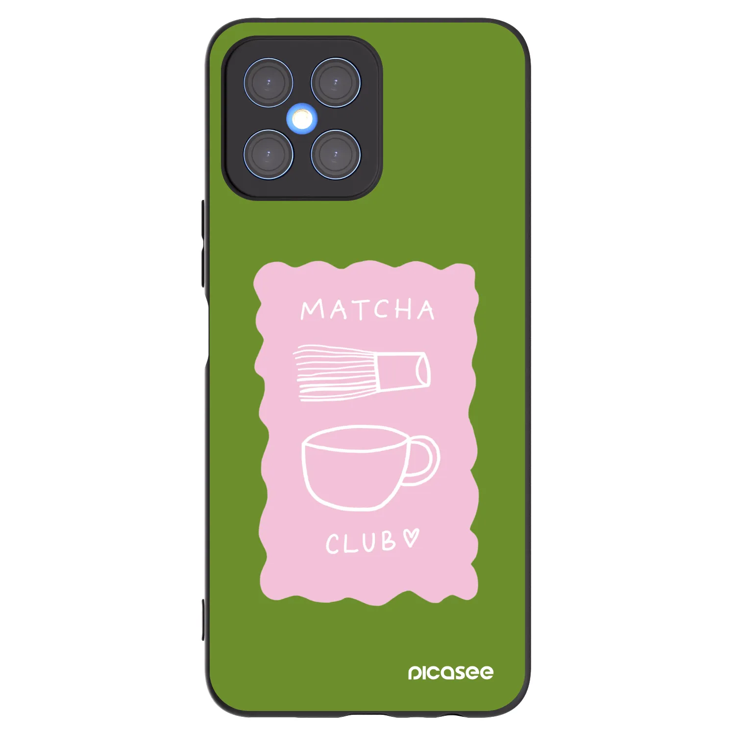 Picasee fekete szilikon tok az alábbi mobiltelefonokra Honor X8 4G - Matcha club