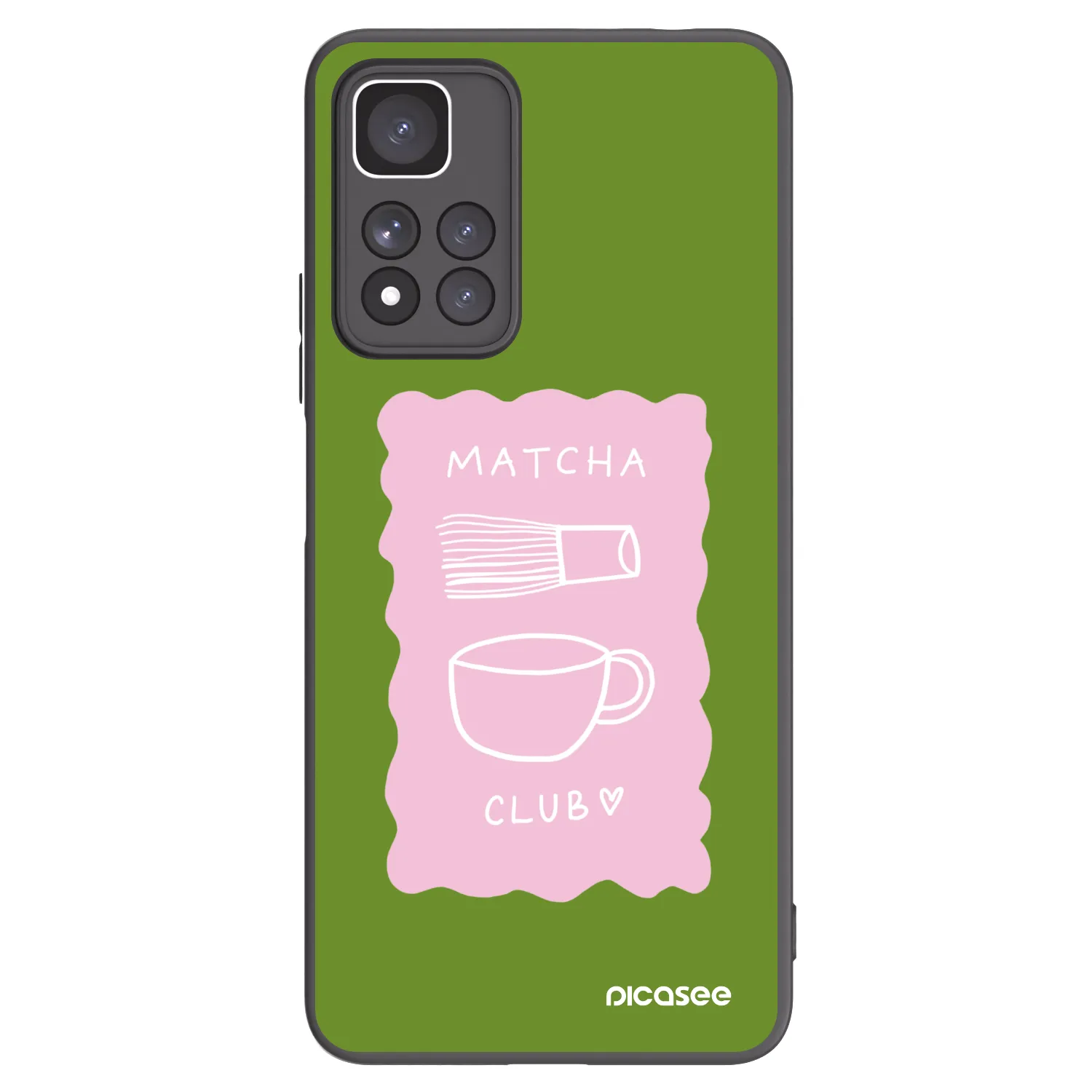 Picasee fekete szilikon tok az alábbi mobiltelefonokra Xiaomi Redmi Note 11 Pro+ 5G - Matcha club