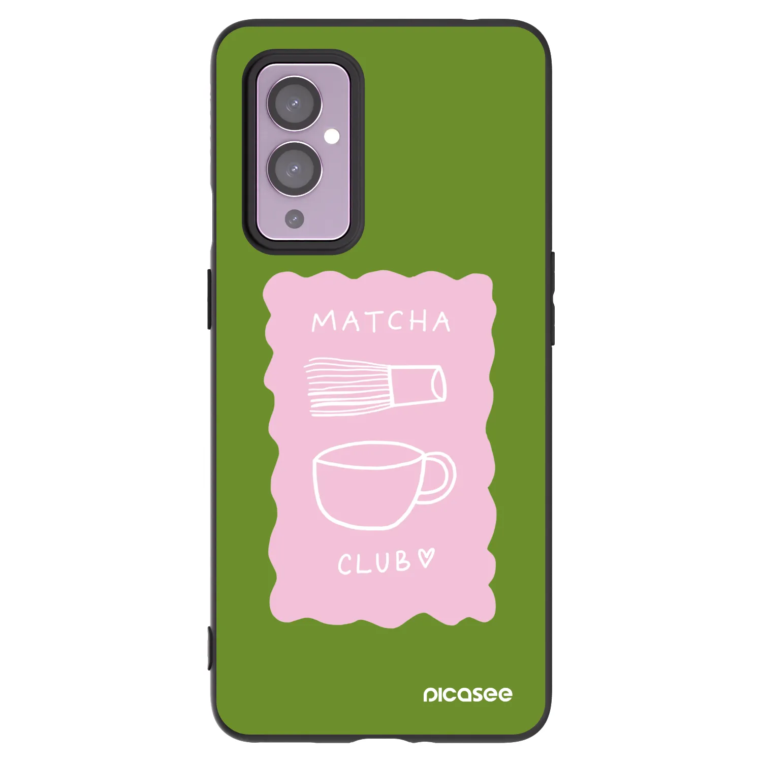 Picasee fekete szilikon tok az alábbi mobiltelefonokra OnePlus 9 - Matcha club