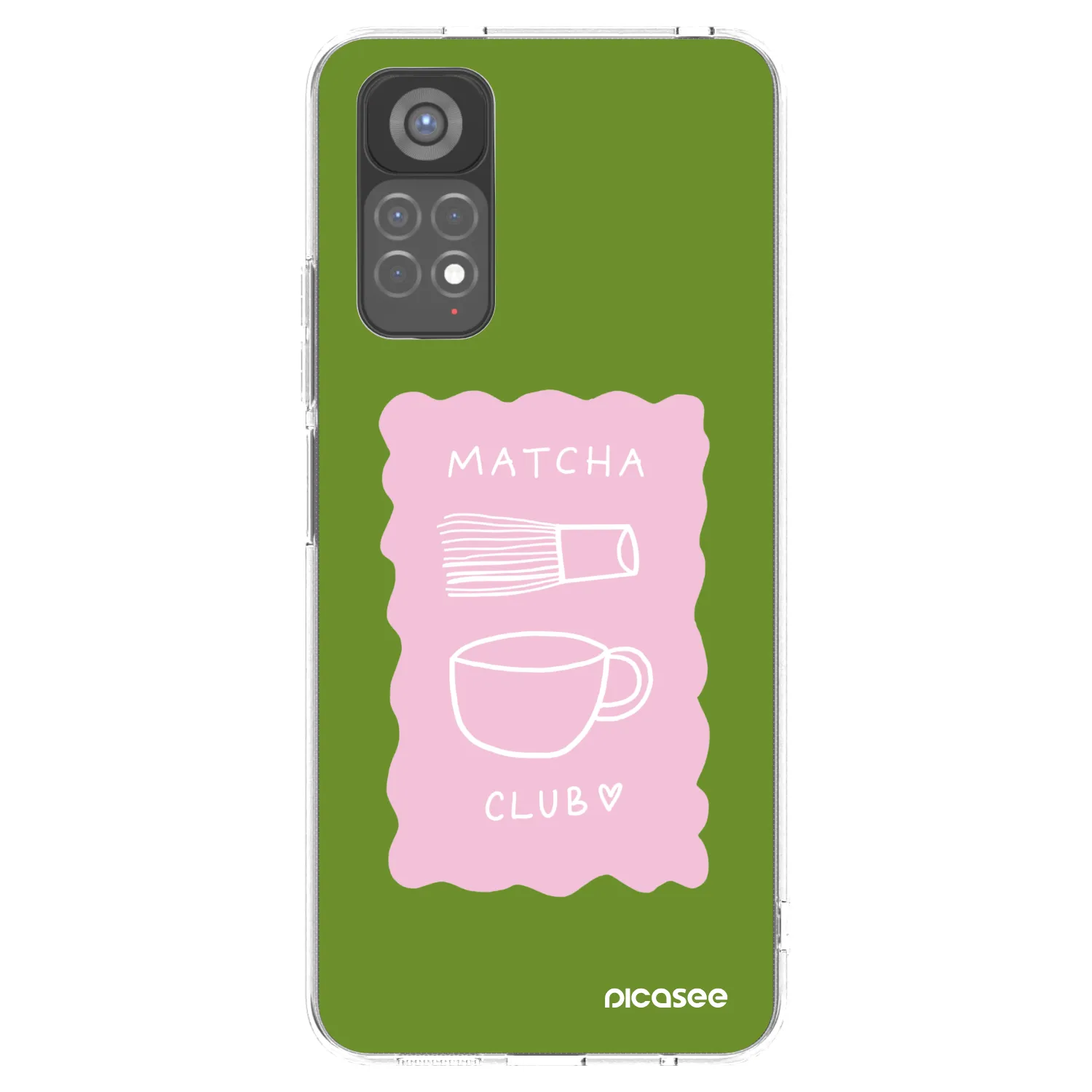 Picasee átlátszó szilikon tok az alábbi mobiltelefonokra Xiaomi Redmi Note 11S 5G - Matcha club