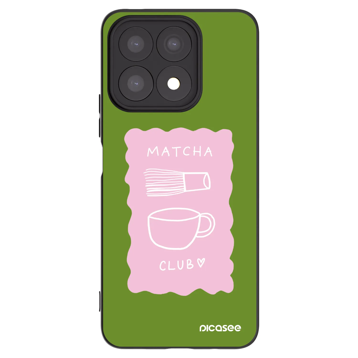 Picasee fekete szilikon tok az alábbi mobiltelefonokra Honor X8a - Matcha club