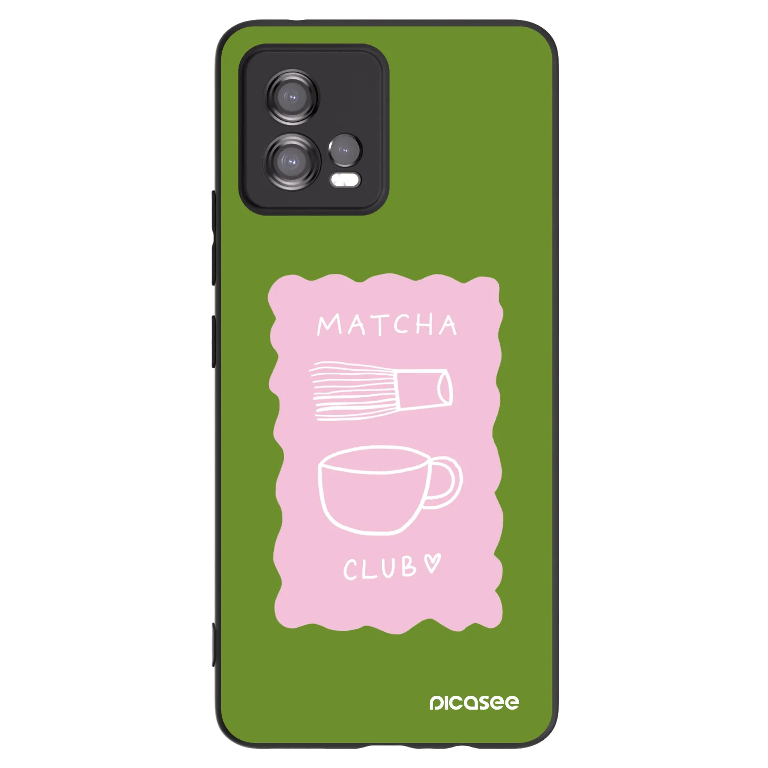 Picasee fekete szilikon tok az alábbi mobiltelefonokra Motorola Moto G72 - Matcha club