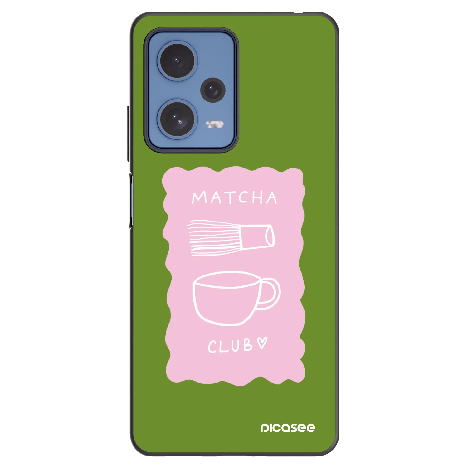 Picasee fekete szilikon tok az alábbi mobiltelefonokra Xiaomi Redmi Note 12 Pro 5G - Matcha club