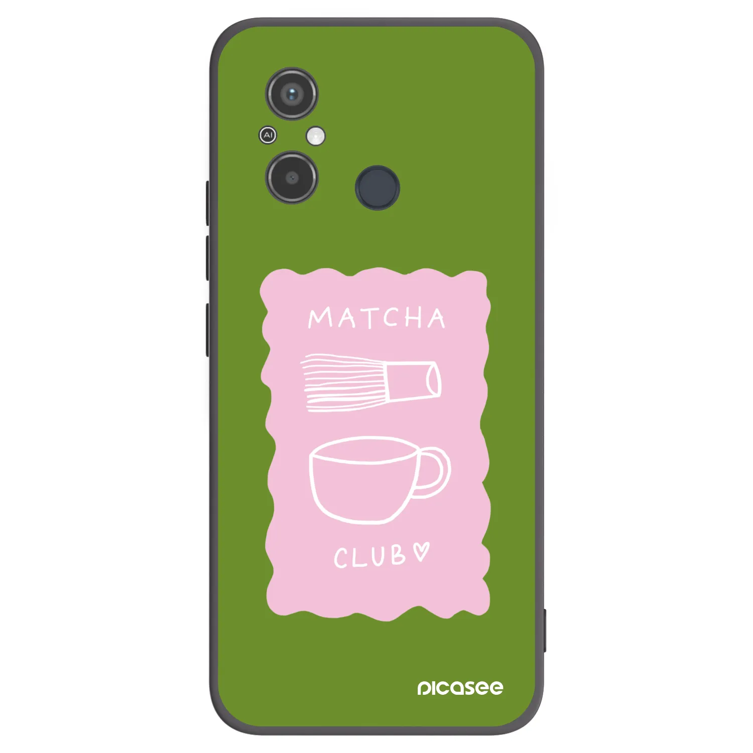Picasee fekete szilikon tok az alábbi mobiltelefonokra Xiaomi Redmi 12C - Matcha club