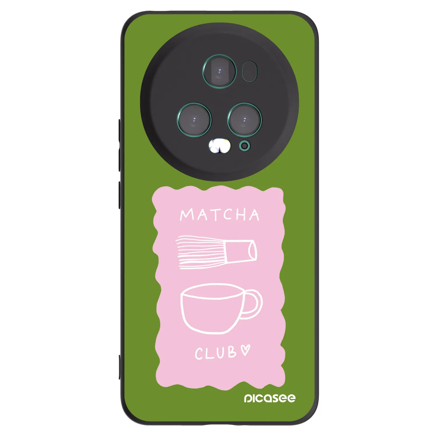 Picasee fekete szilikon tok az alábbi mobiltelefonokra Honor Magic5 Pro - Matcha club