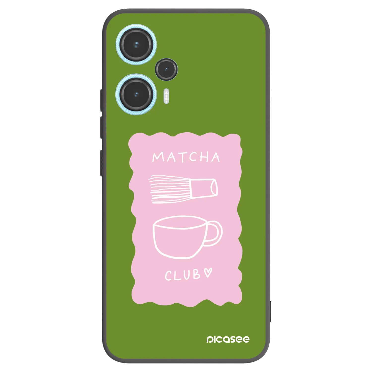 Picasee fekete szilikon tok az alábbi mobiltelefonokra Xiaomi Poco F5 - Matcha club