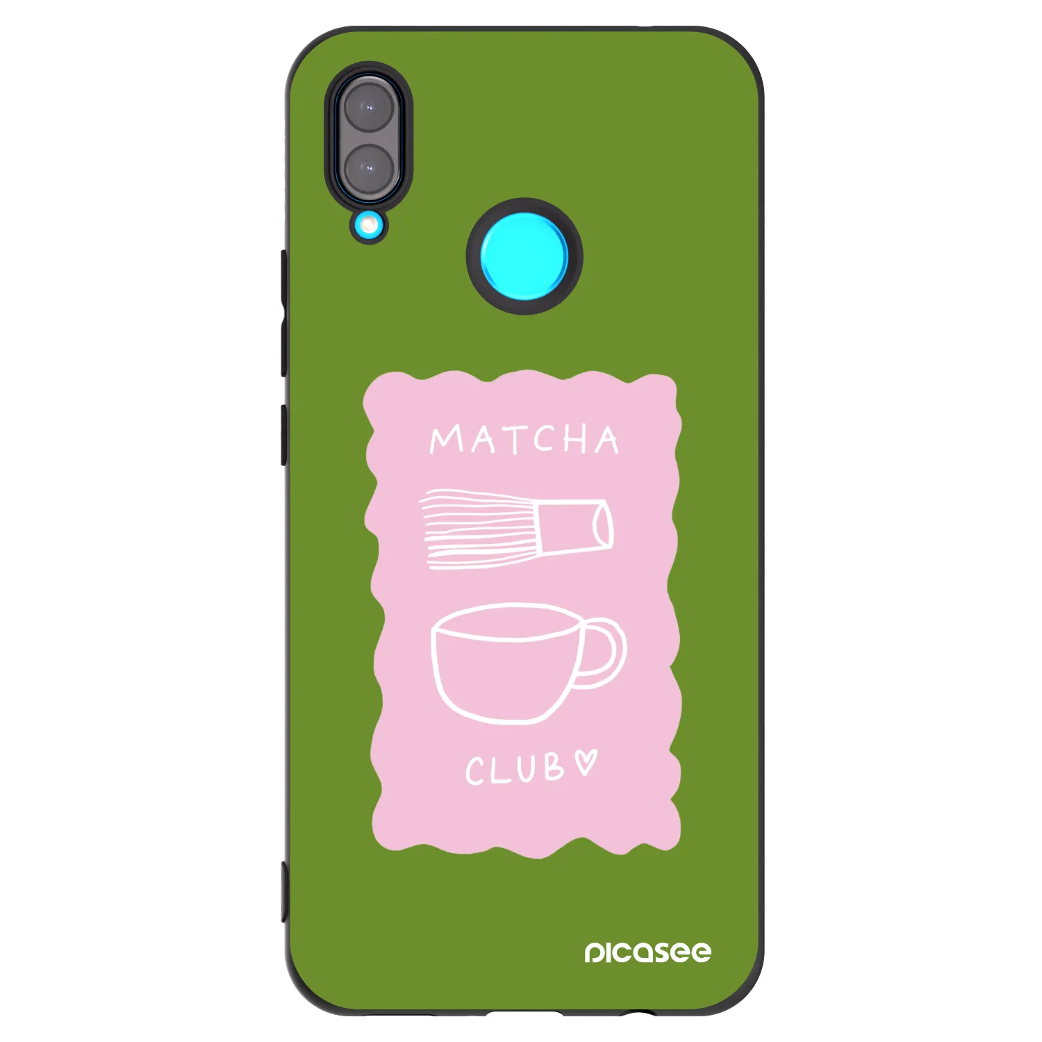 Picasee fekete szilikon tok az alábbi mobiltelefonokra Huawei Nova 3i - Matcha club