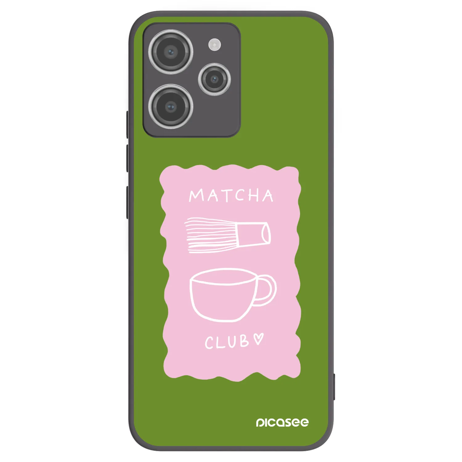 Picasee fekete szilikon tok az alábbi mobiltelefonokra Xiaomi Redmi 12 4G - Matcha club