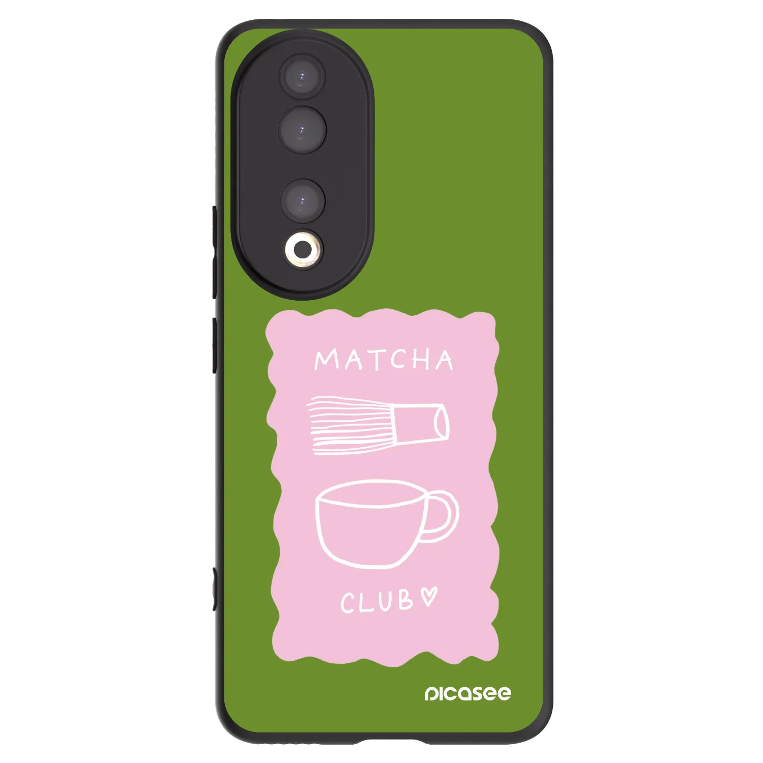 Picasee fekete szilikon tok az alábbi mobiltelefonokra Honor 90 5G - Matcha club