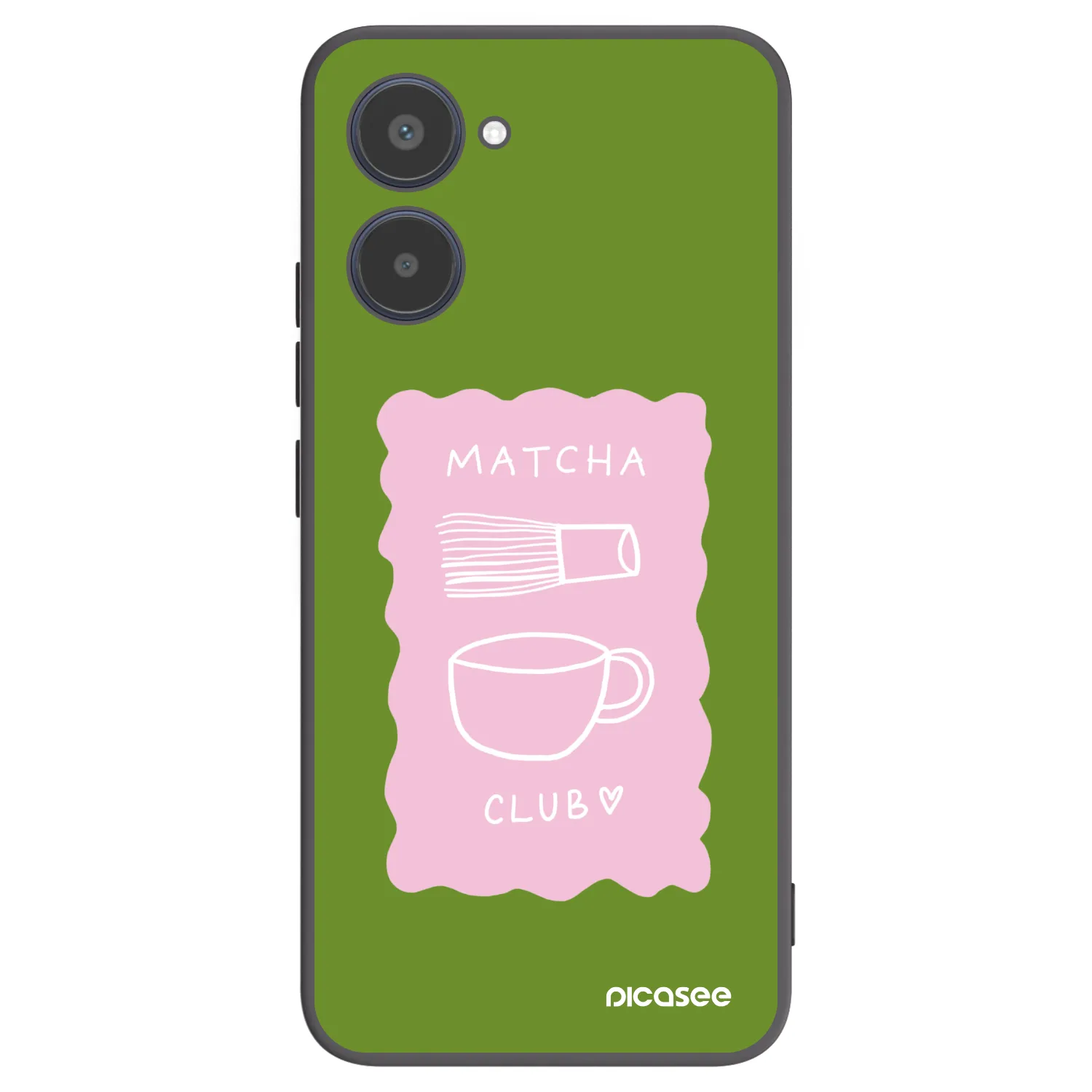 Picasee fekete szilikon tok az alábbi mobiltelefonokra Realme 10 4G - Matcha club