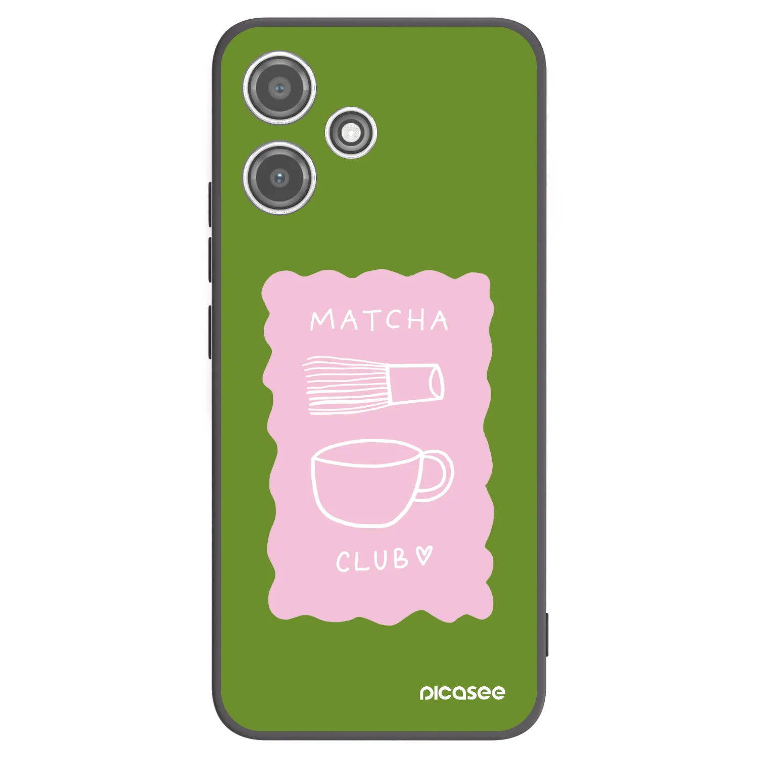 Picasee fekete szilikon tok az alábbi mobiltelefonokra Xiaomi Redmi 12 5G - Matcha club