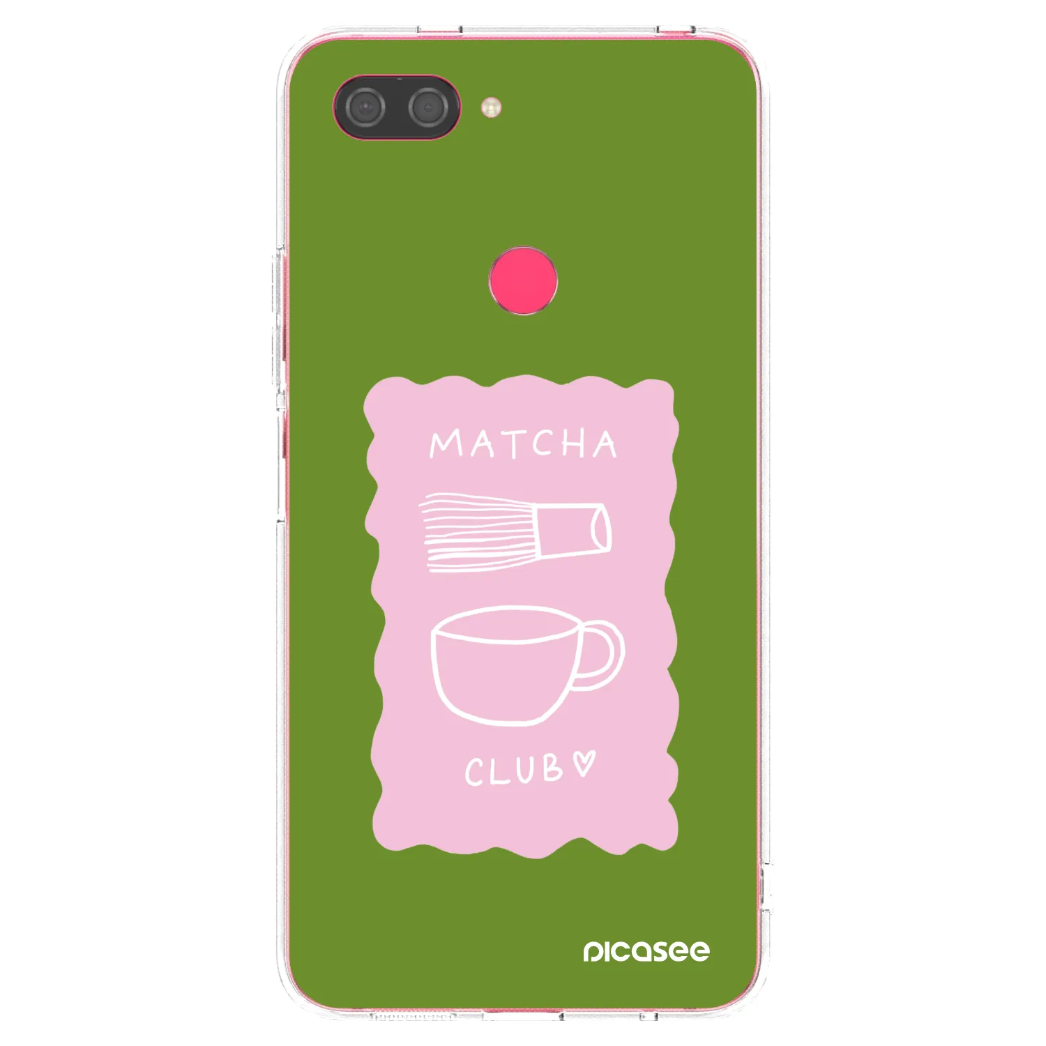 Picasee átlátszó szilikon tok az alábbi mobiltelefonokra Xiaomi Mi 8 Lite - Matcha club