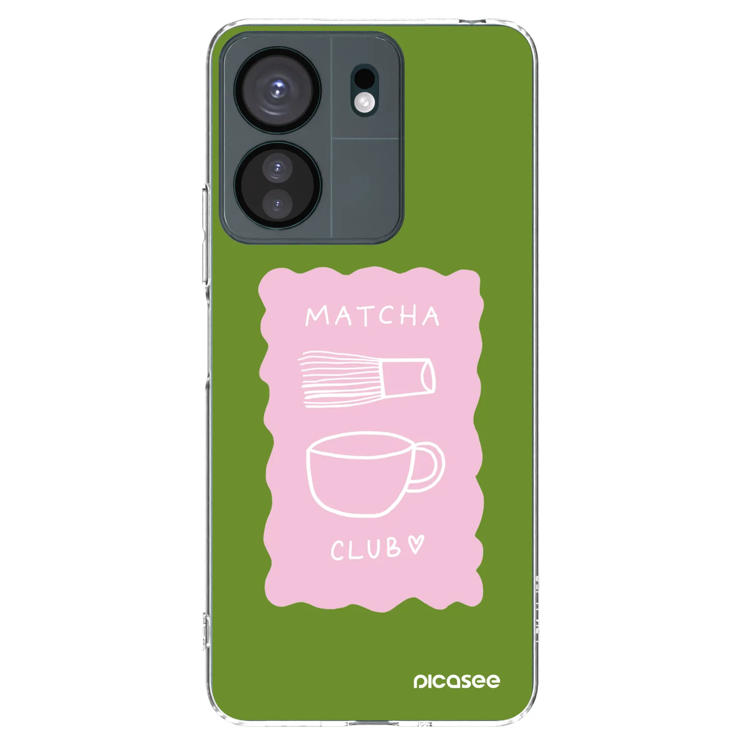 Picasee átlátszó szilikon tok az alábbi mobiltelefonokra Xiaomi Redmi 13C 4G - Matcha club