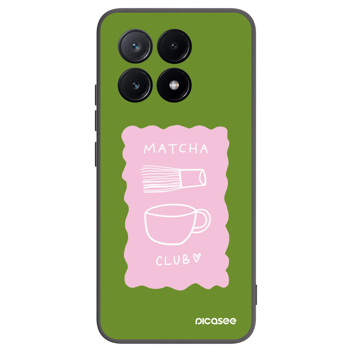 Picasee fekete szilikon tok az alábbi mobiltelefonokra Xiaomi Poco X6 Pro - Matcha club
