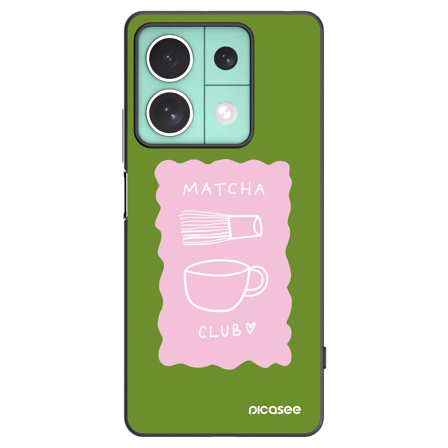 Picasee fekete szilikon tok az alábbi mobiltelefonokra Xiaomi Redmi Note 13 5G - Matcha club