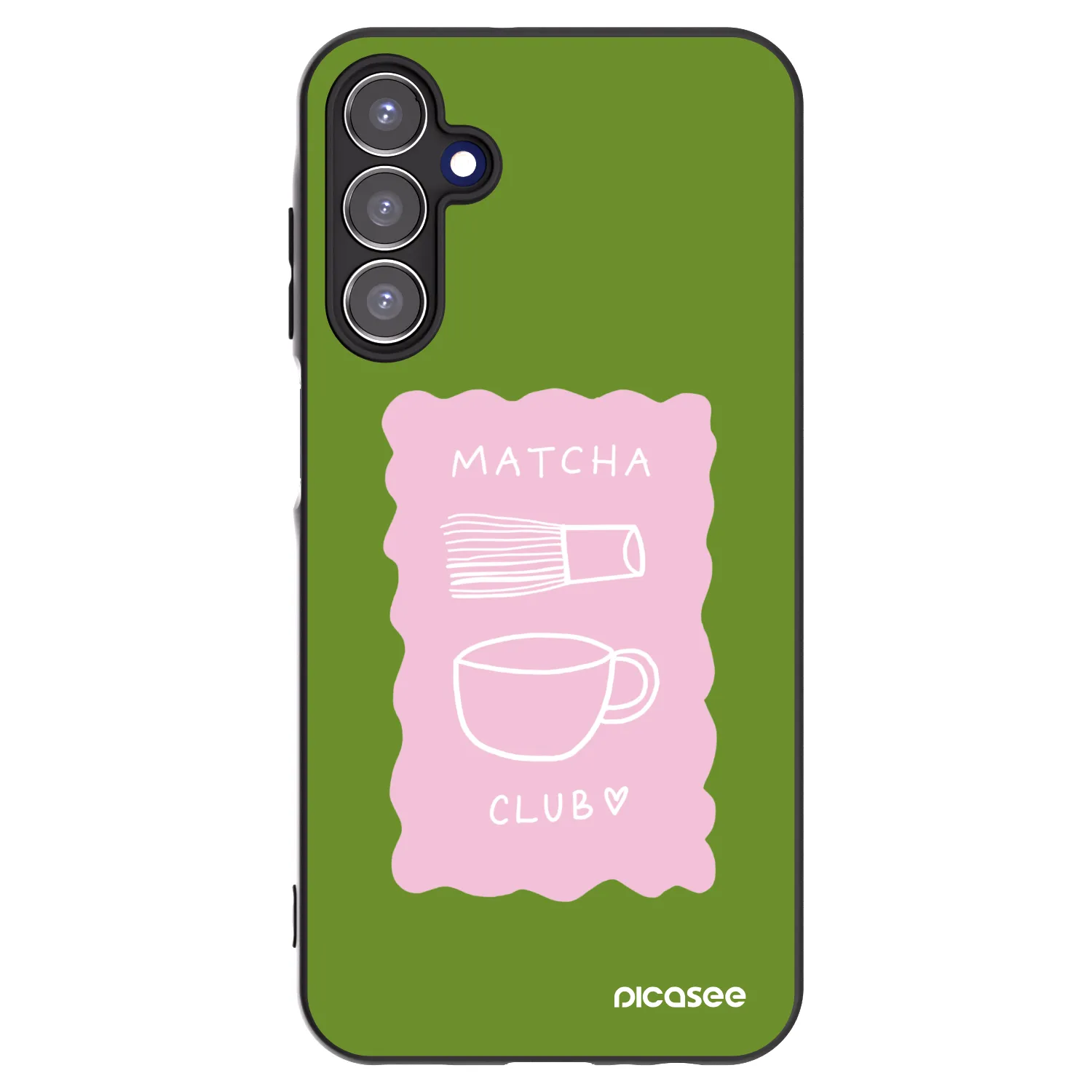 Picasee fekete szilikon tok az alábbi mobiltelefonokra Samsung Galaxy A15 A155F 4G - Matcha club