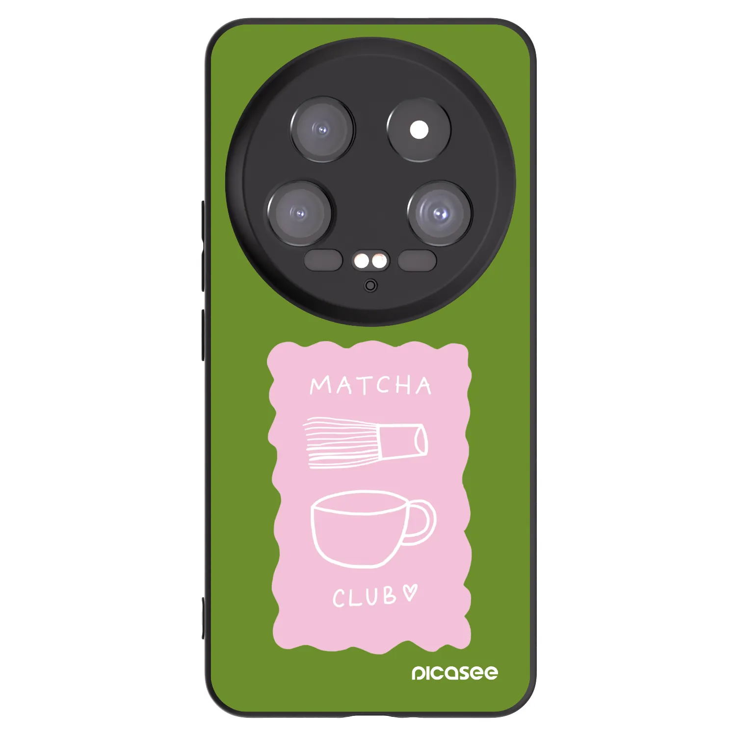 Picasee fekete szilikon tok az alábbi mobiltelefonokra Xiaomi 14 Ultra - Matcha club