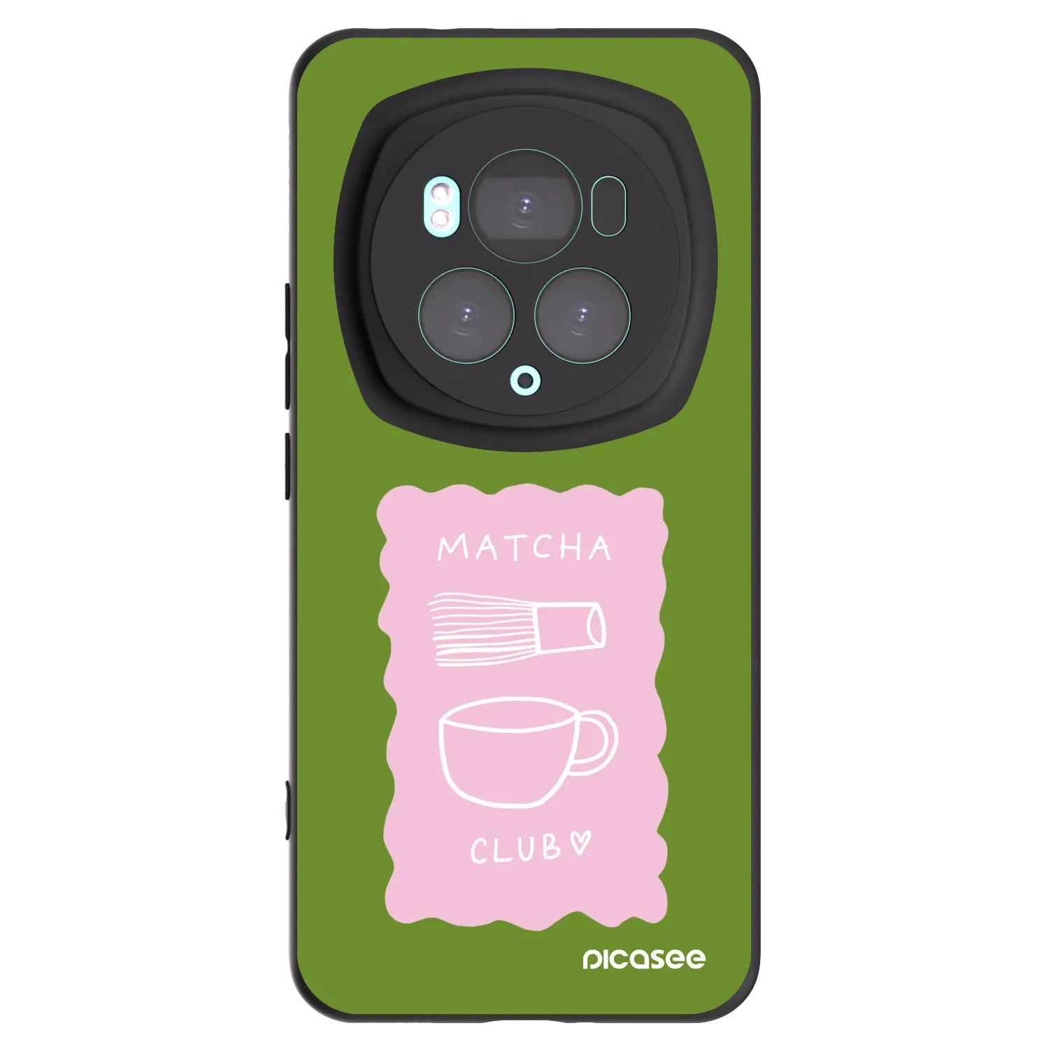 Picasee fekete szilikon tok az alábbi mobiltelefonokra Honor Magic6 Pro - Matcha club