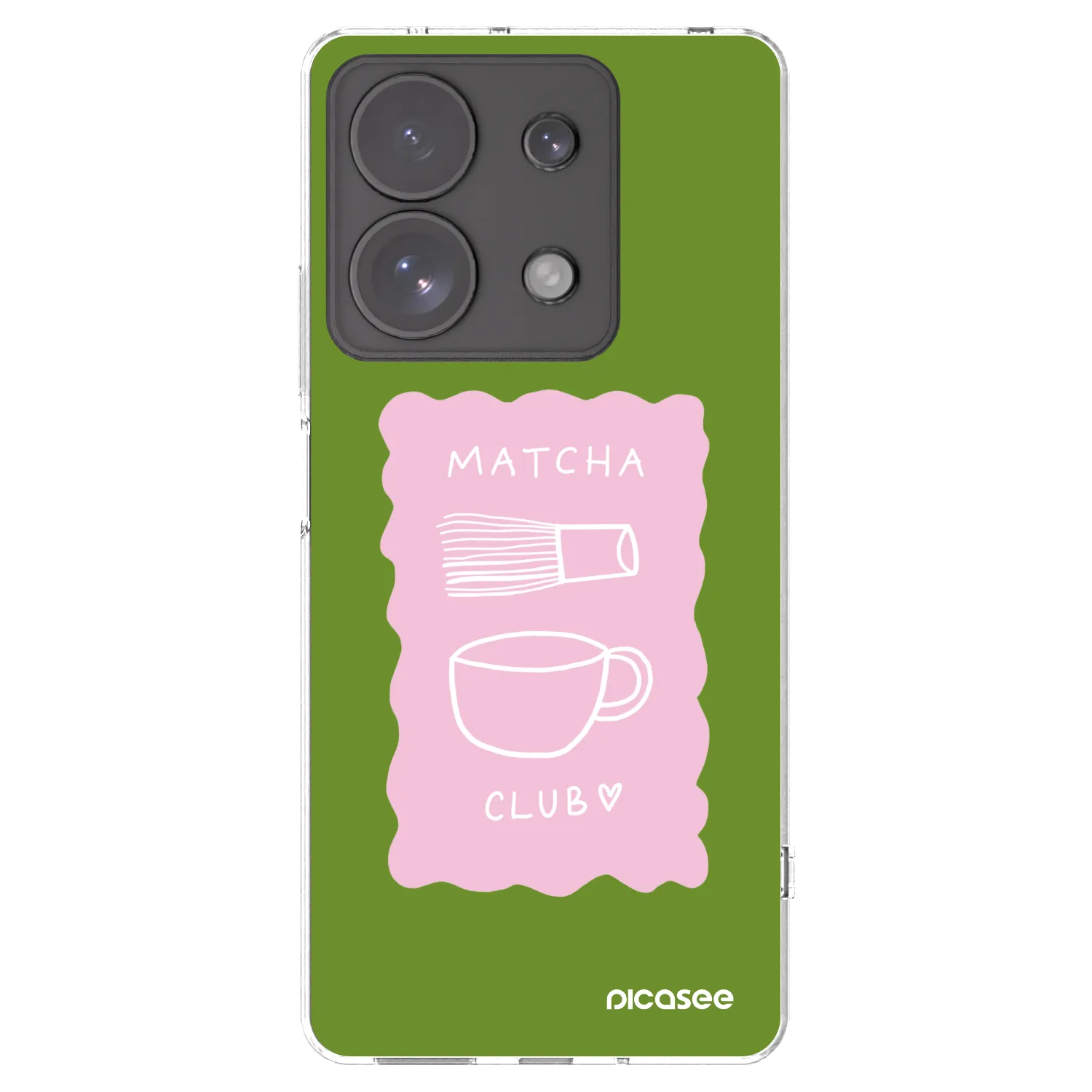 Picasee átlátszó szilikon tok az alábbi mobiltelefonokra Xiaomi Redmi Note 13 Pro 4G - Matcha club