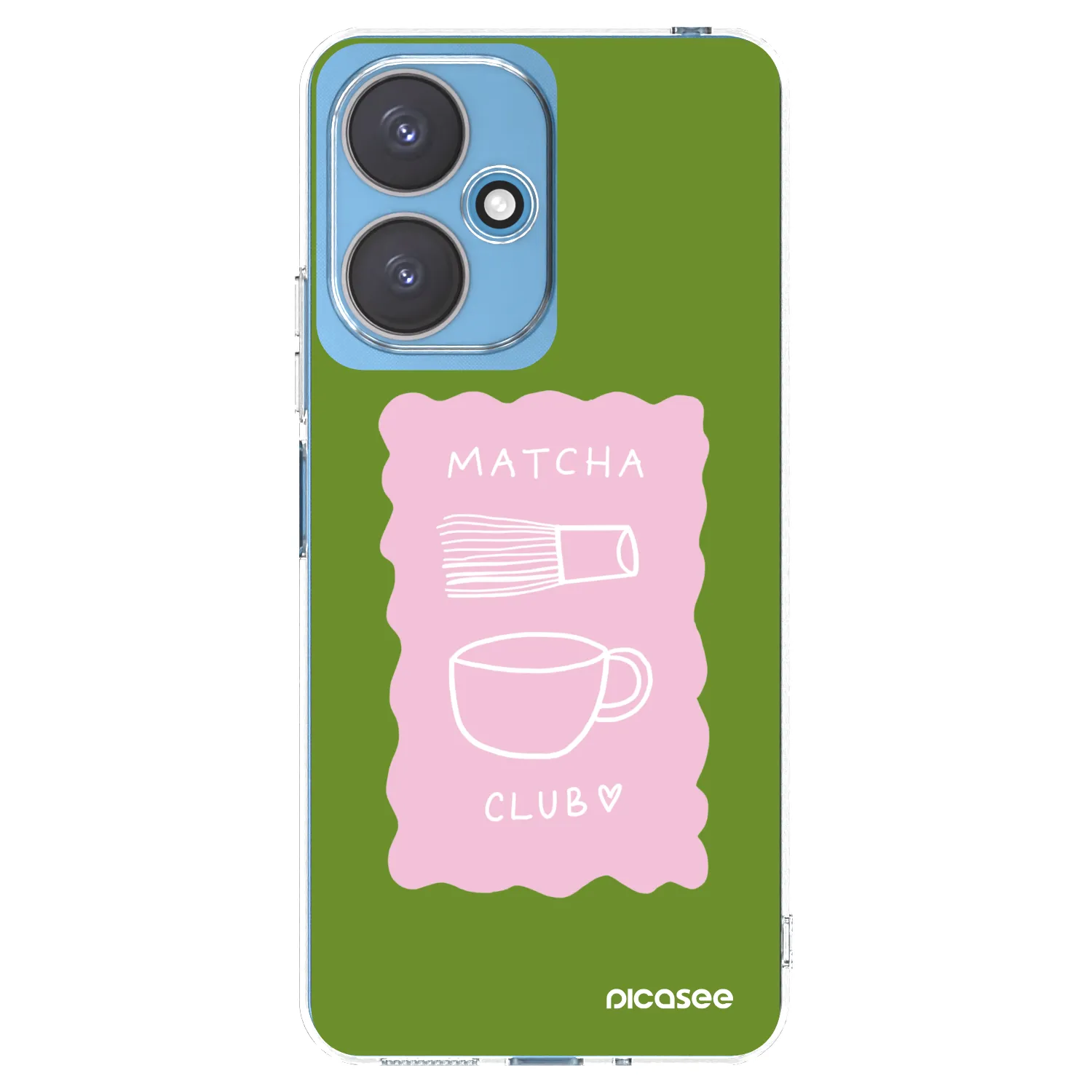 Picasee átlátszó szilikon tok az alábbi mobiltelefonokra Xiaomi Redmi 13C 5G - Matcha club