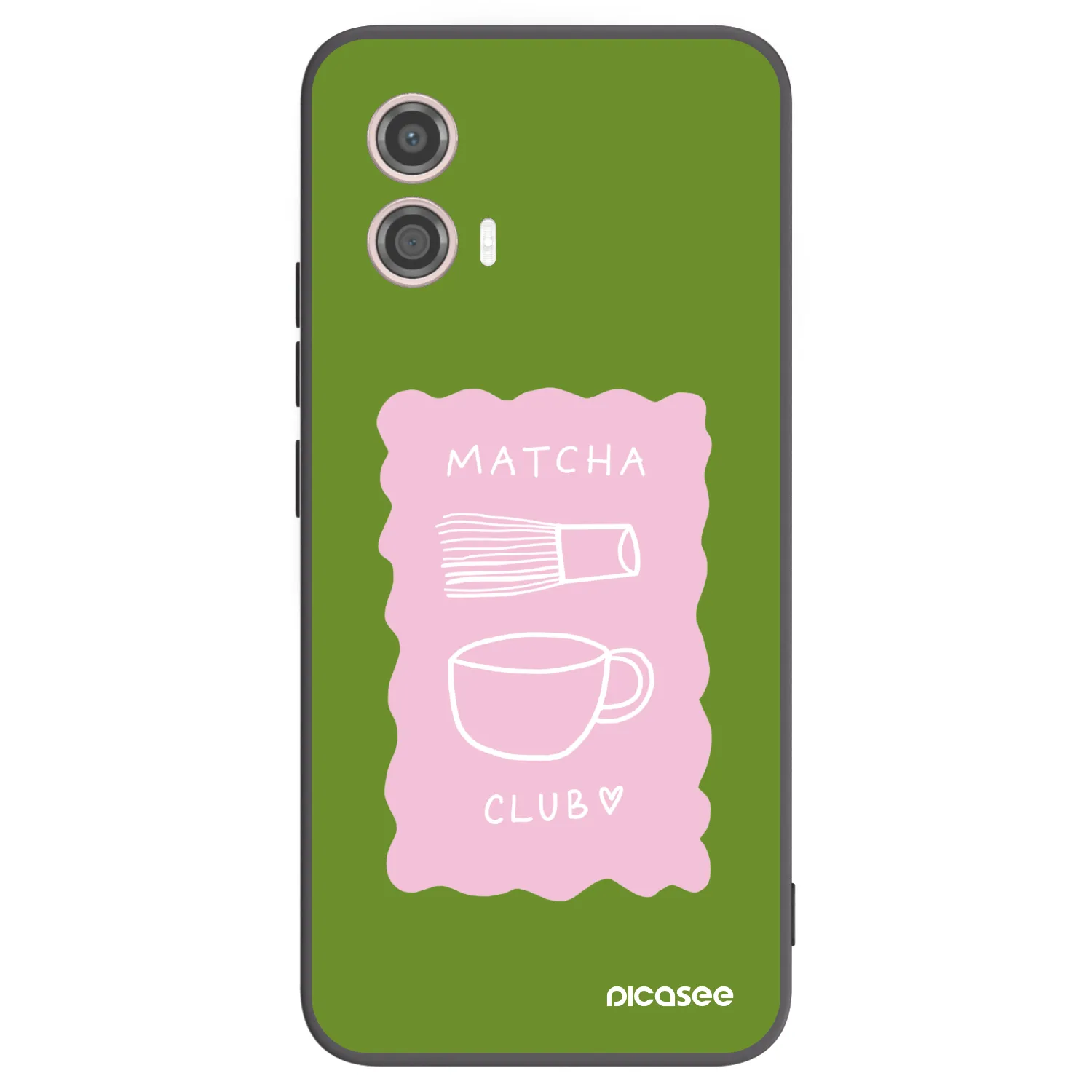 Picasee fekete szilikon tok az alábbi mobiltelefonokra Motorola Moto G53 5G - Matcha club