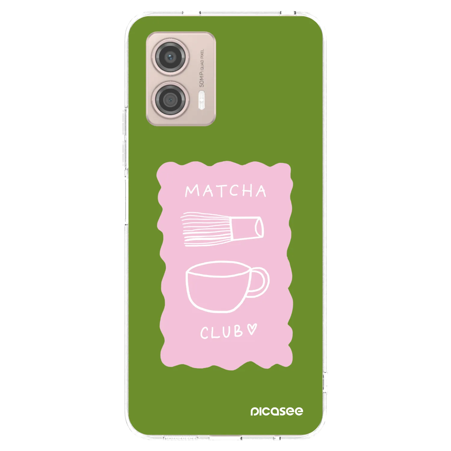 Picasee átlátszó szilikon tok az alábbi mobiltelefonokra Motorola Moto G53 5G - Matcha club