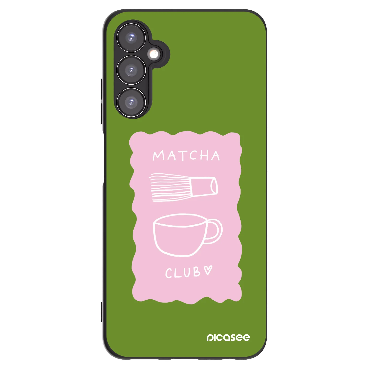 Picasee fekete szilikon tok az alábbi mobiltelefonokra Samsung Galaxy A05s A057G - Matcha club