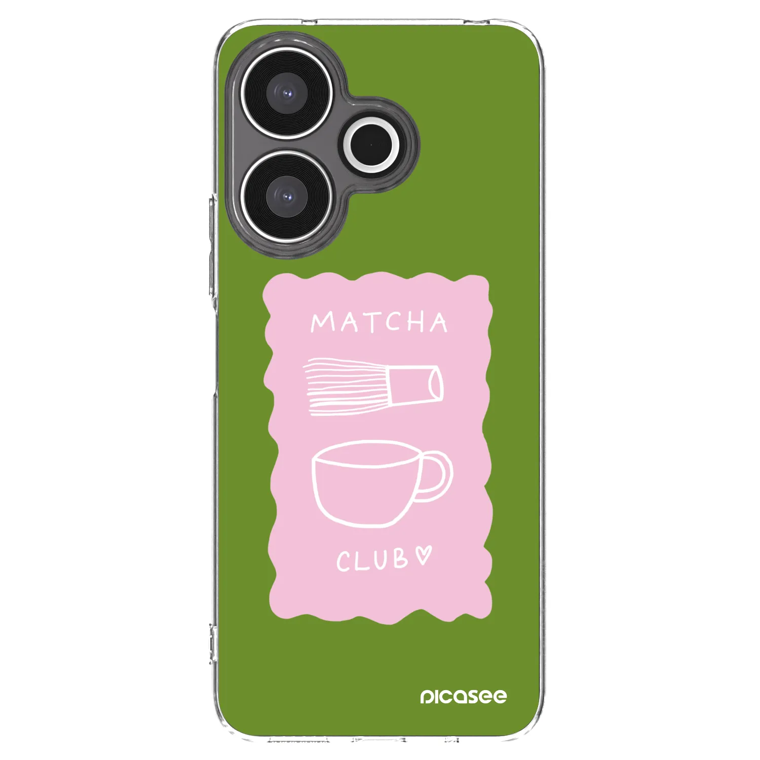Picasee átlátszó szilikon tok az alábbi mobiltelefonokra Xiaomi Redmi 13 4G - Matcha club
