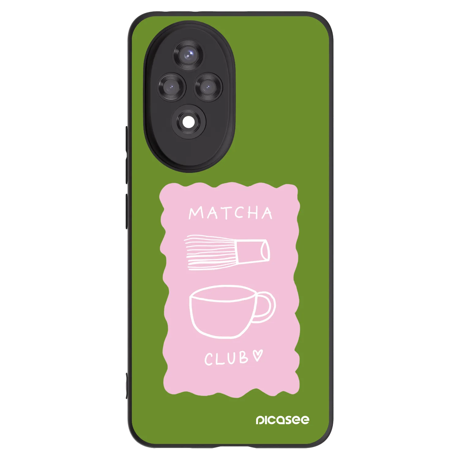 Picasee fekete szilikon tok az alábbi mobiltelefonokra Honor 200 5G - Matcha club