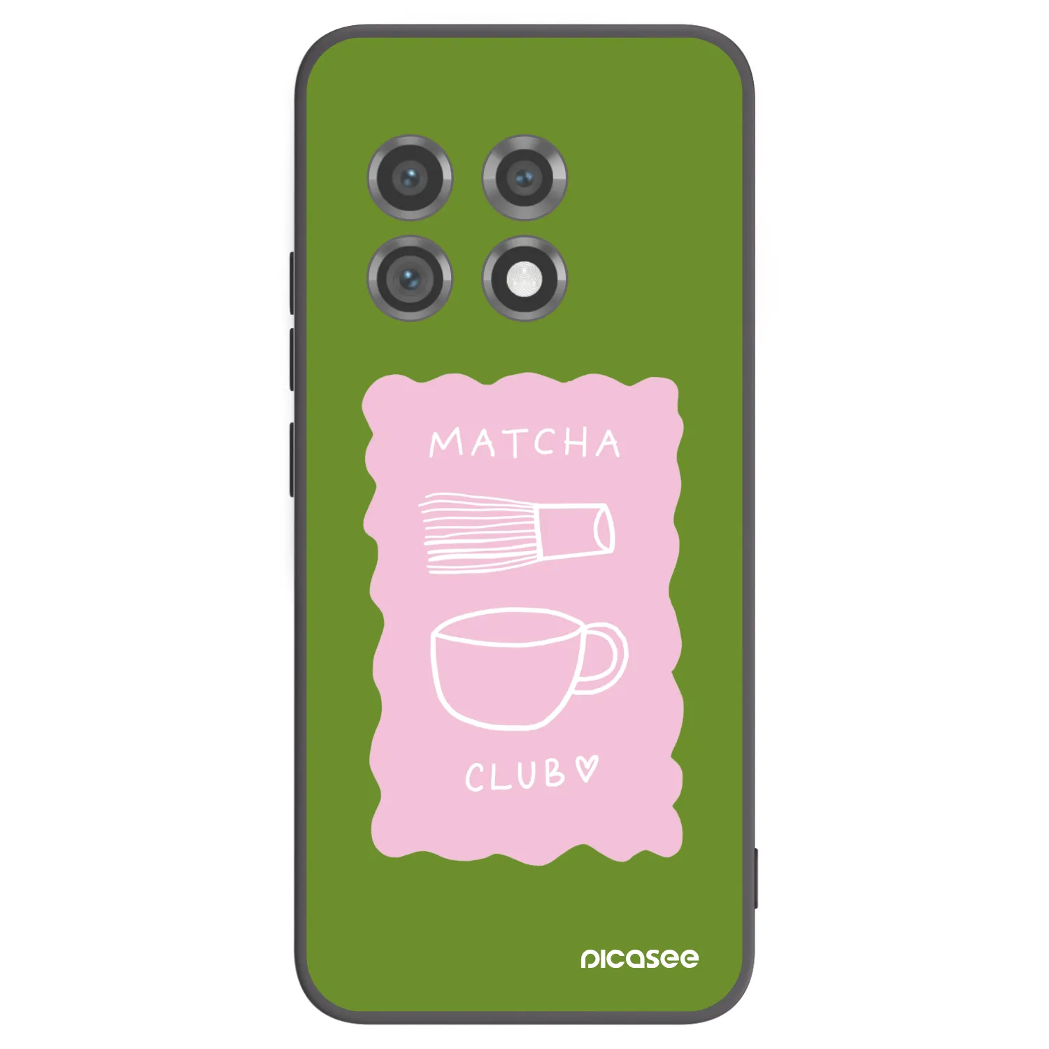 Picasee fekete szilikon tok az alábbi mobiltelefonokra OnePlus 11 5G - Matcha club