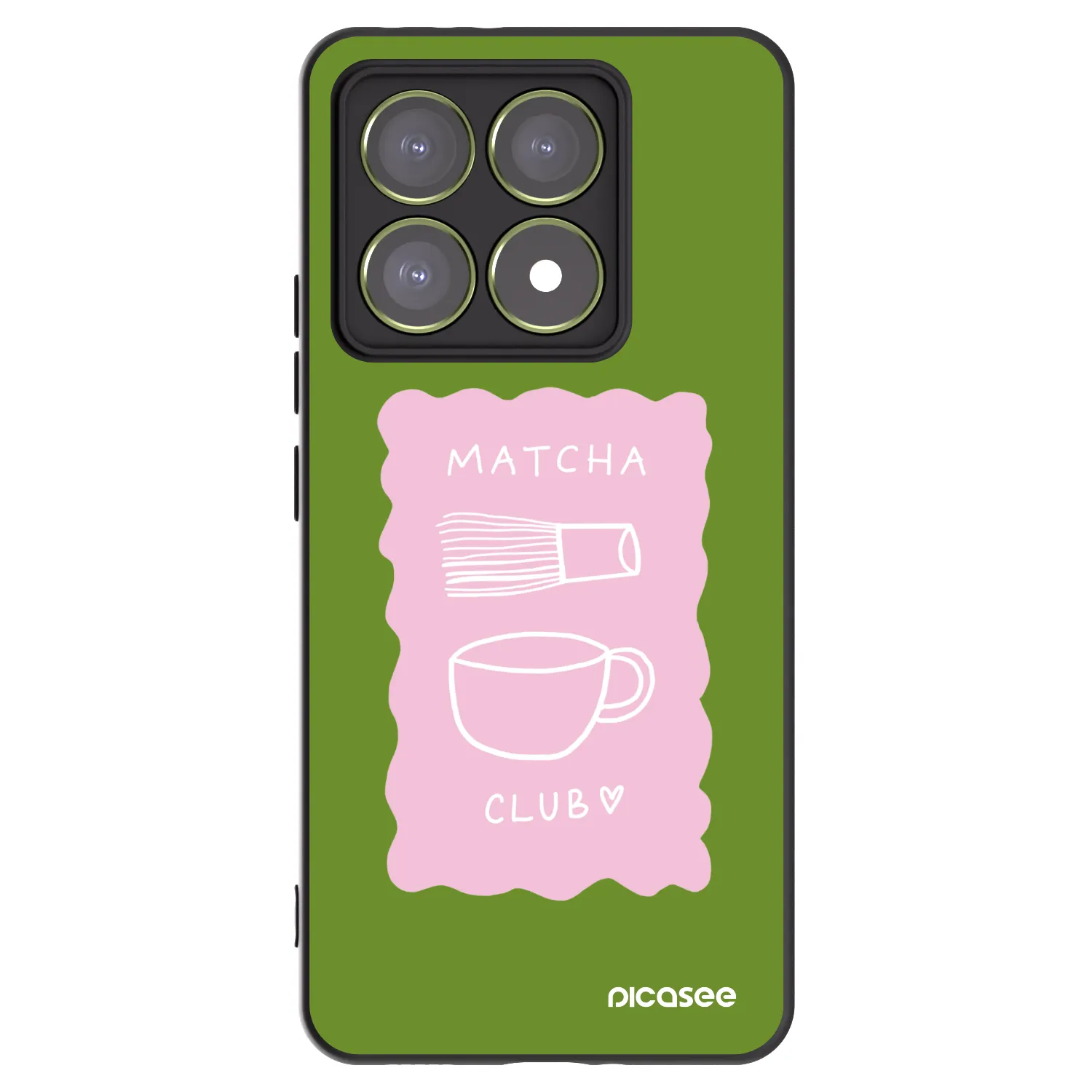 Picasee fekete szilikon tok az alábbi mobiltelefonokra Xiaomi 14T - Matcha club
