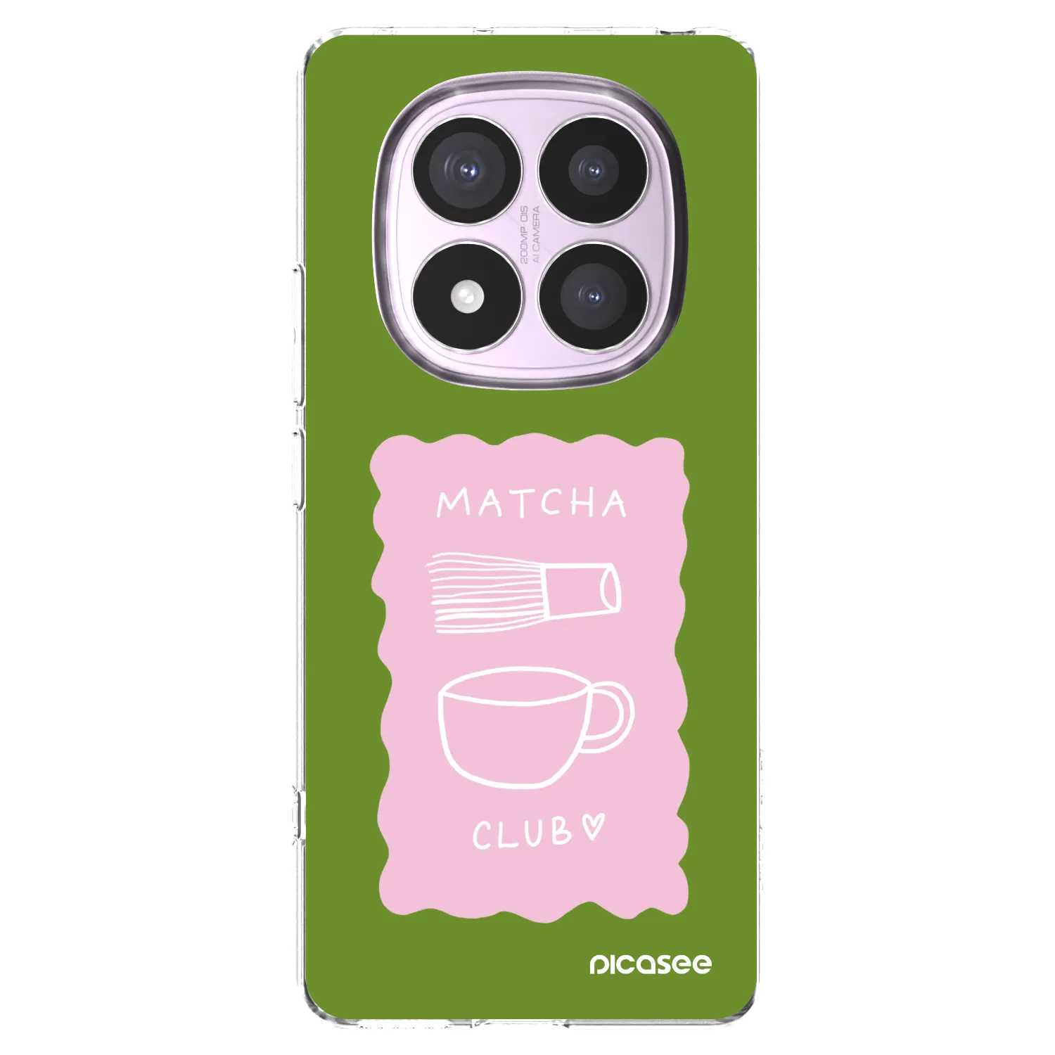 Picasee átlátszó szilikon tok az alábbi mobiltelefonokra Xiaomi Redmi Note 14 Pro 5G - Matcha club