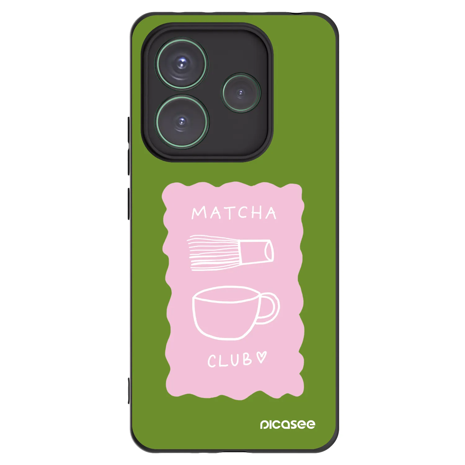 Picasee fekete szilikon tok az alábbi mobiltelefonokra Xiaomi Redmi Note 14 5G - Matcha club
