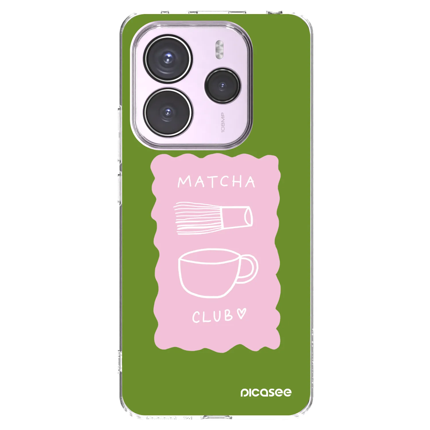 Picasee átlátszó szilikon tok az alábbi mobiltelefonokra Xiaomi Redmi Note 14 5G - Matcha club